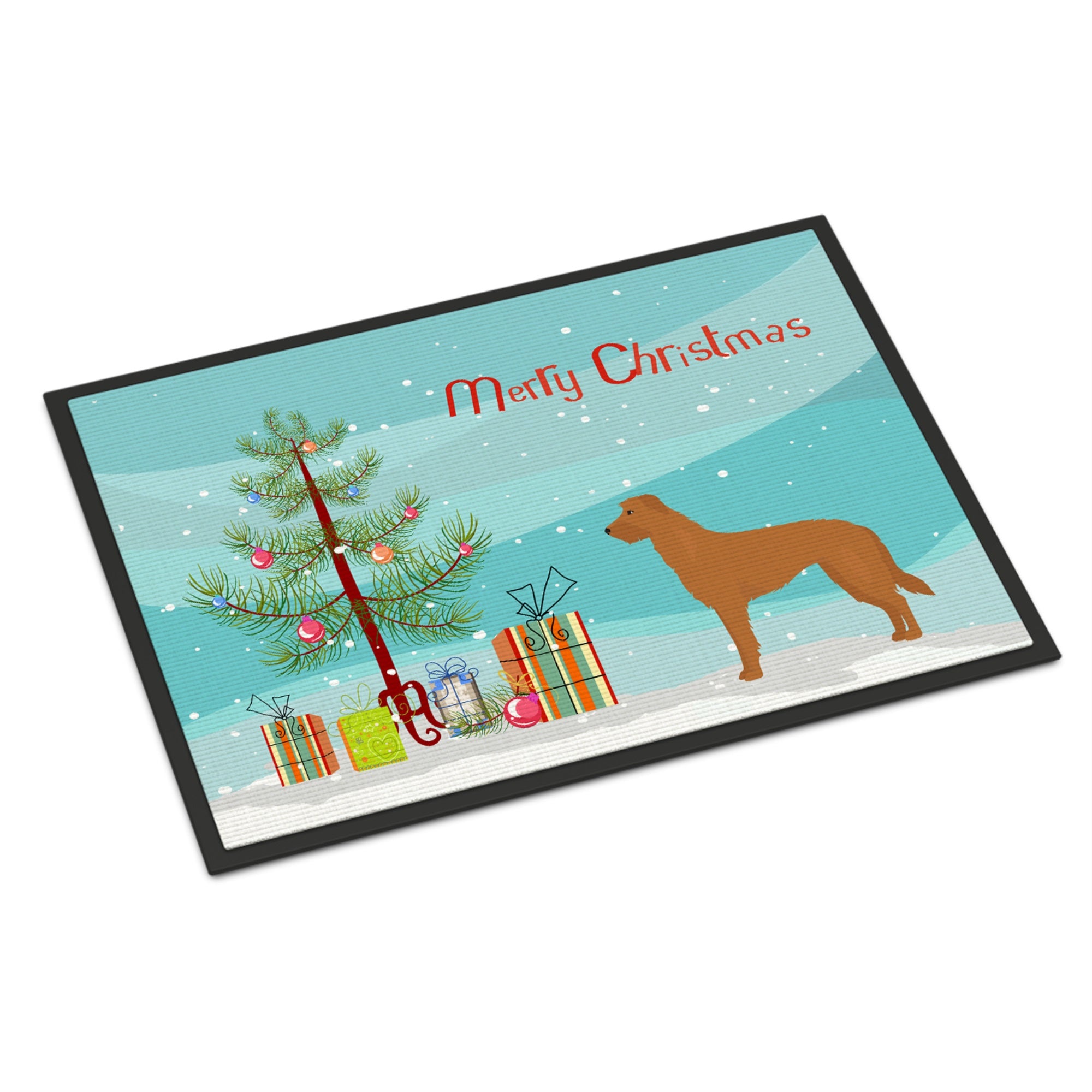 Lurcher #2 Christmas Tree Indoor Or Outdoor Mat 24X36