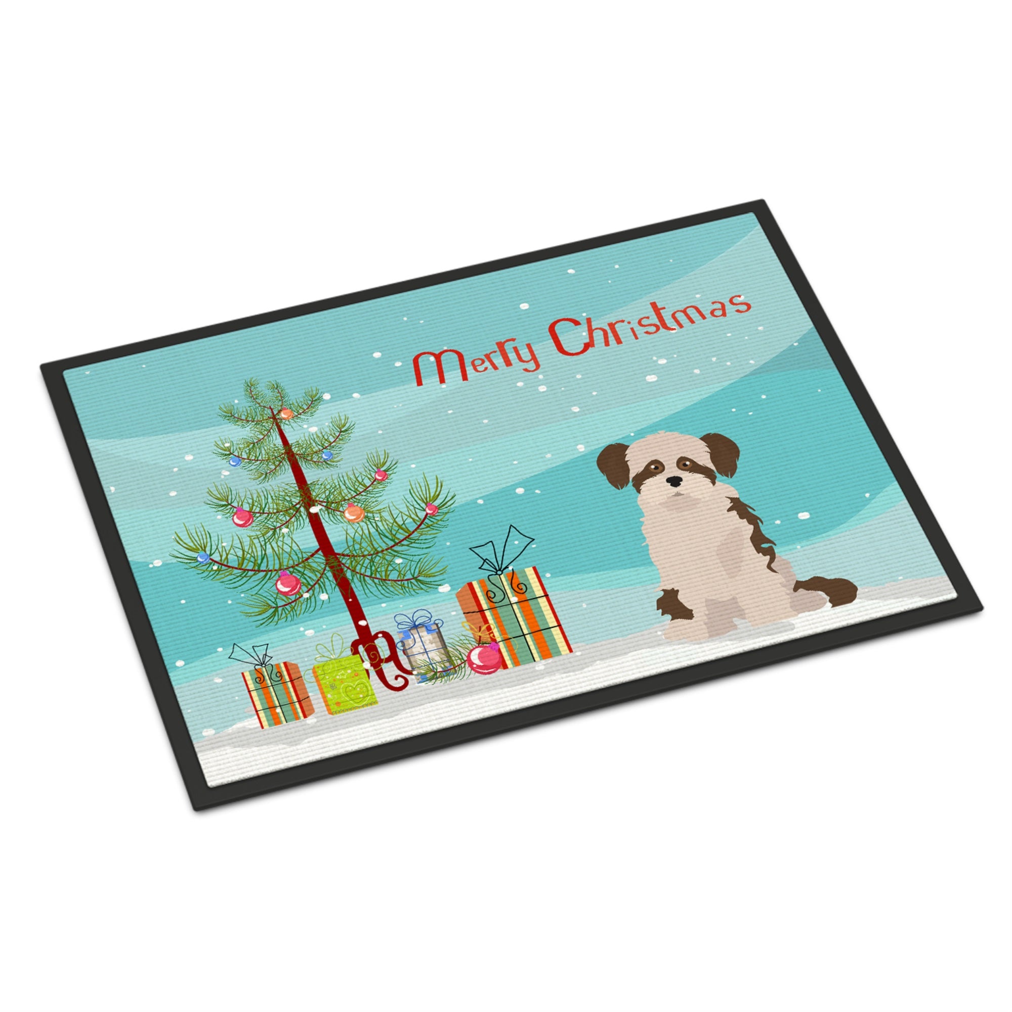 Shi Chi #3 Christmas Tree Indoor Or Outdoor Mat 24X36