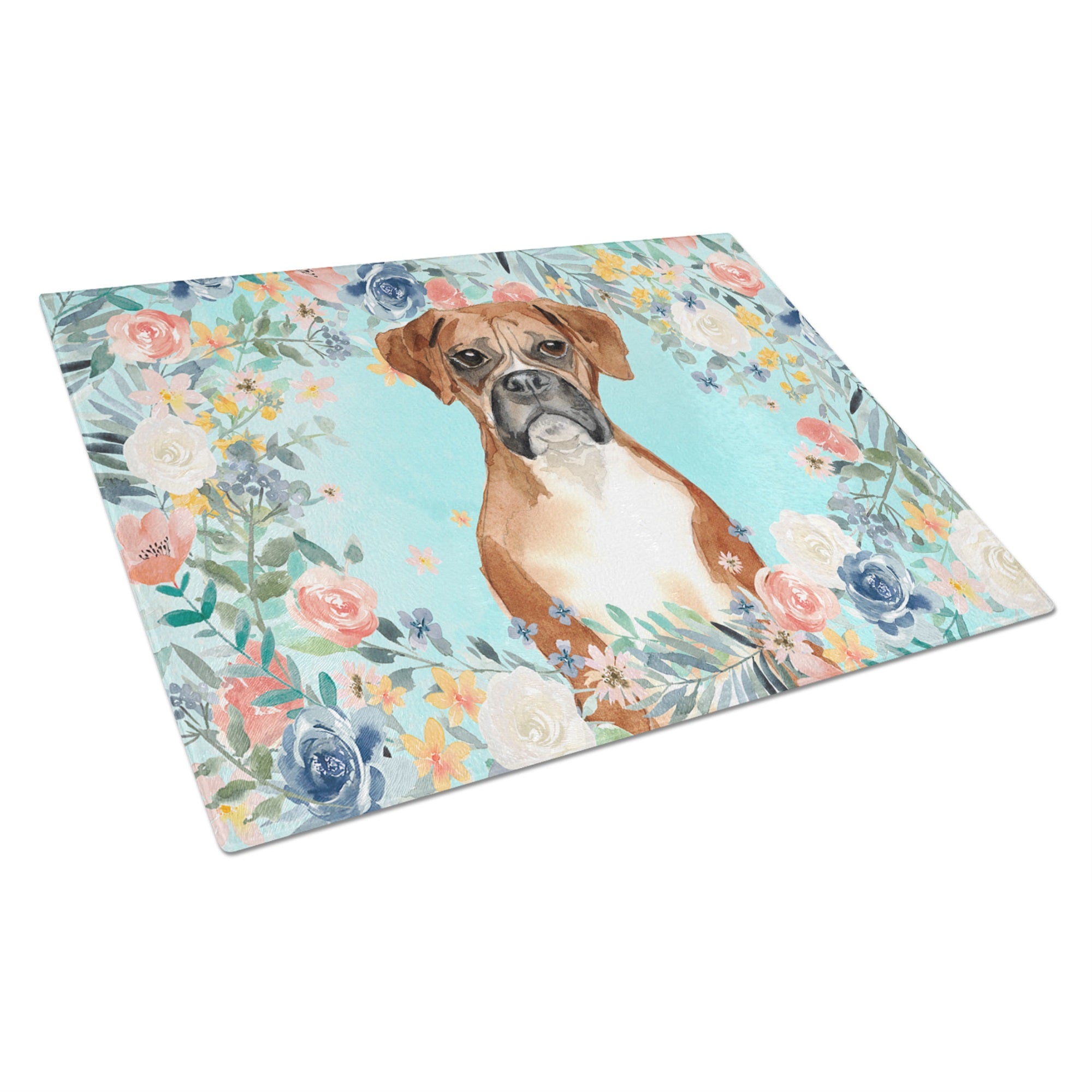 Boxer Glass Cutting Board Large
