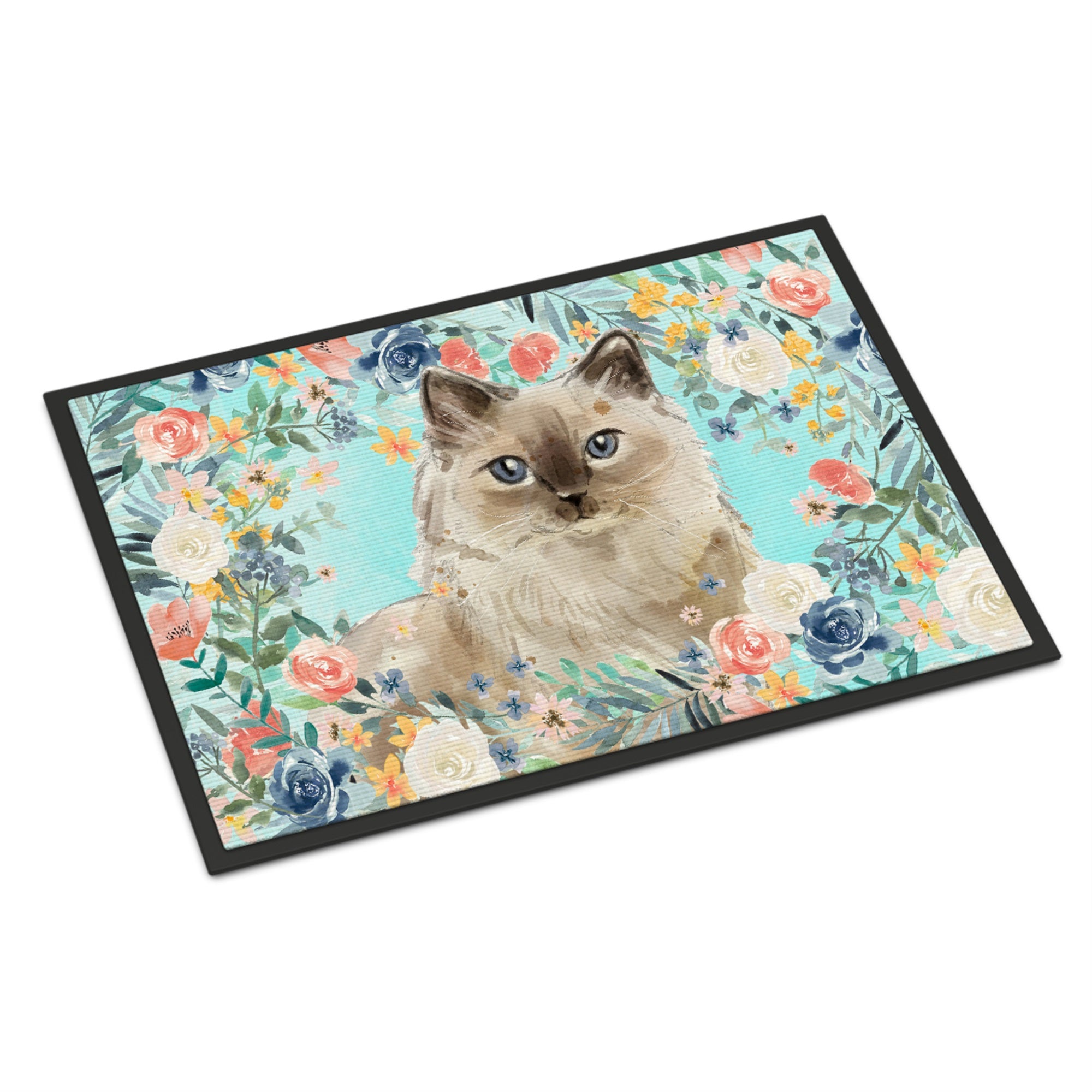 Ragdoll Spring Flowers Indoor Or Outdoor Mat 18X27