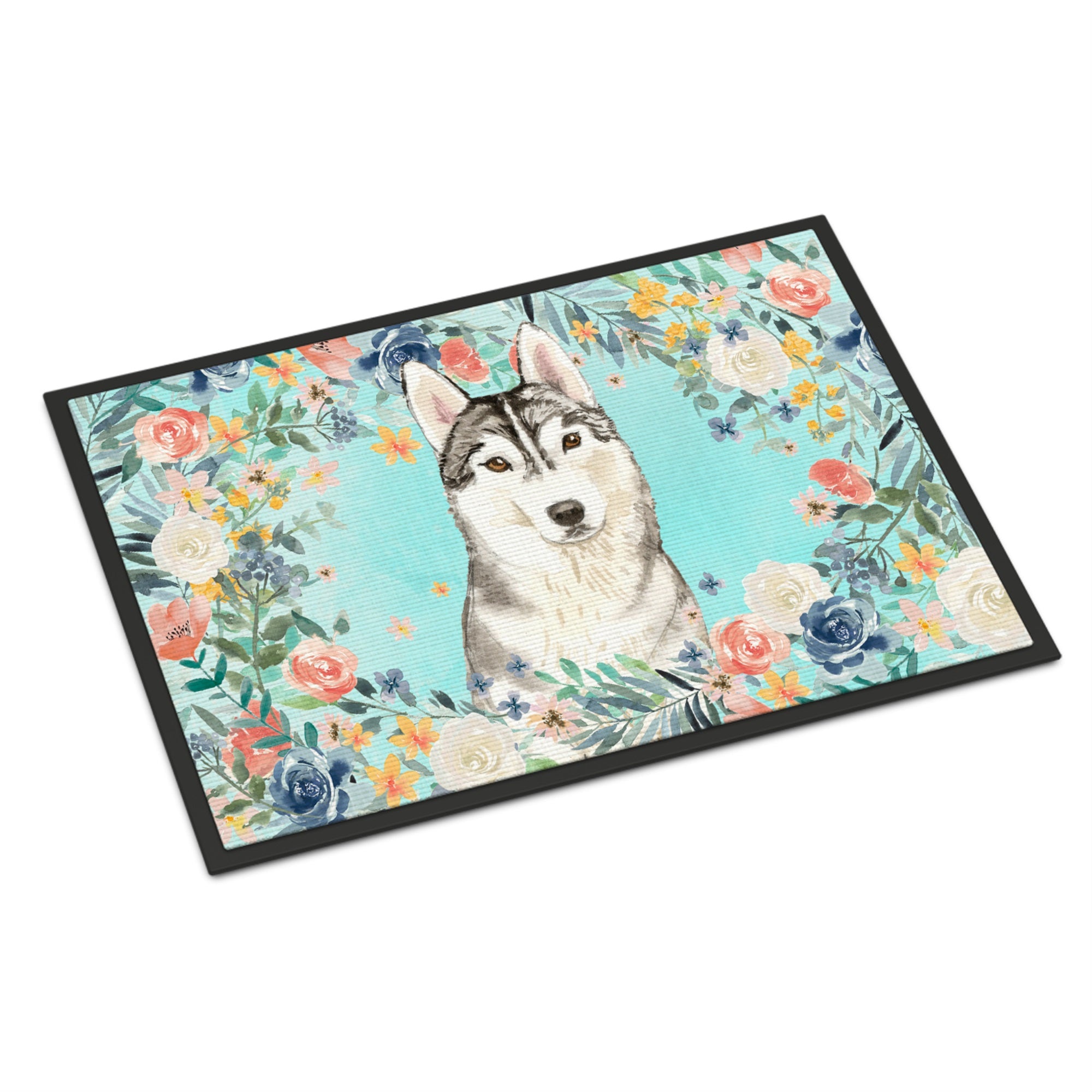 Siberian Husky Indoor Or Outdoor Mat 18X27