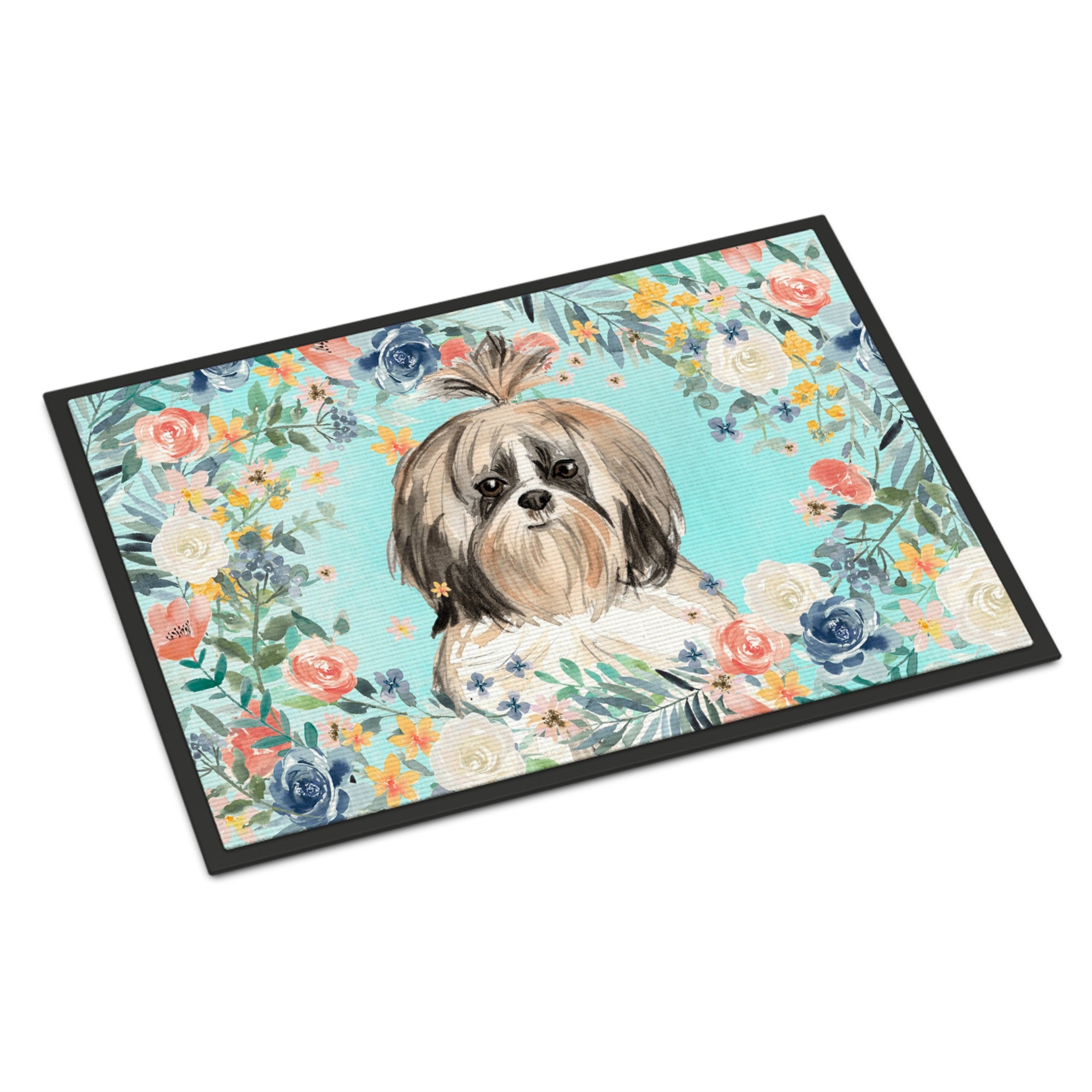Shih Tzu Indoor Or Outdoor Mat 18X27