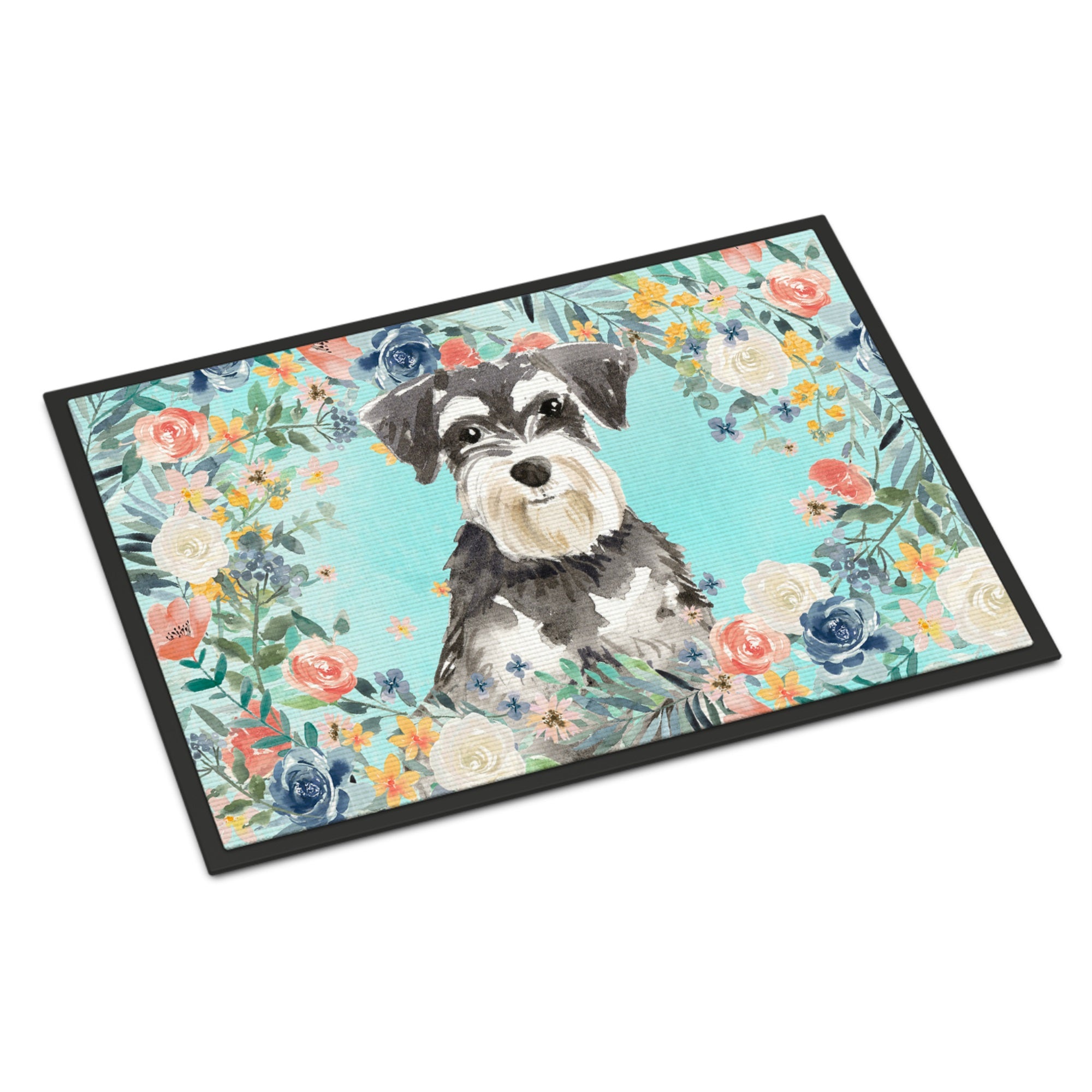 Schnauzer #2 Indoor Or Outdoor Mat 18X27