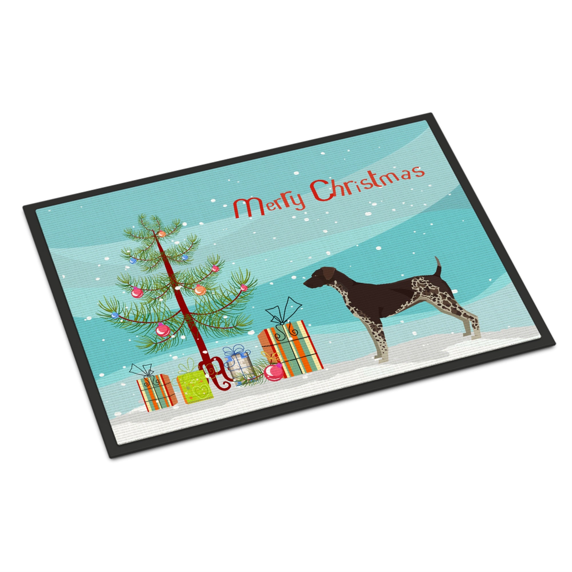 German Shorthaired Pointer Christmas Tree Indoor Or Outdoor Mat 18X27