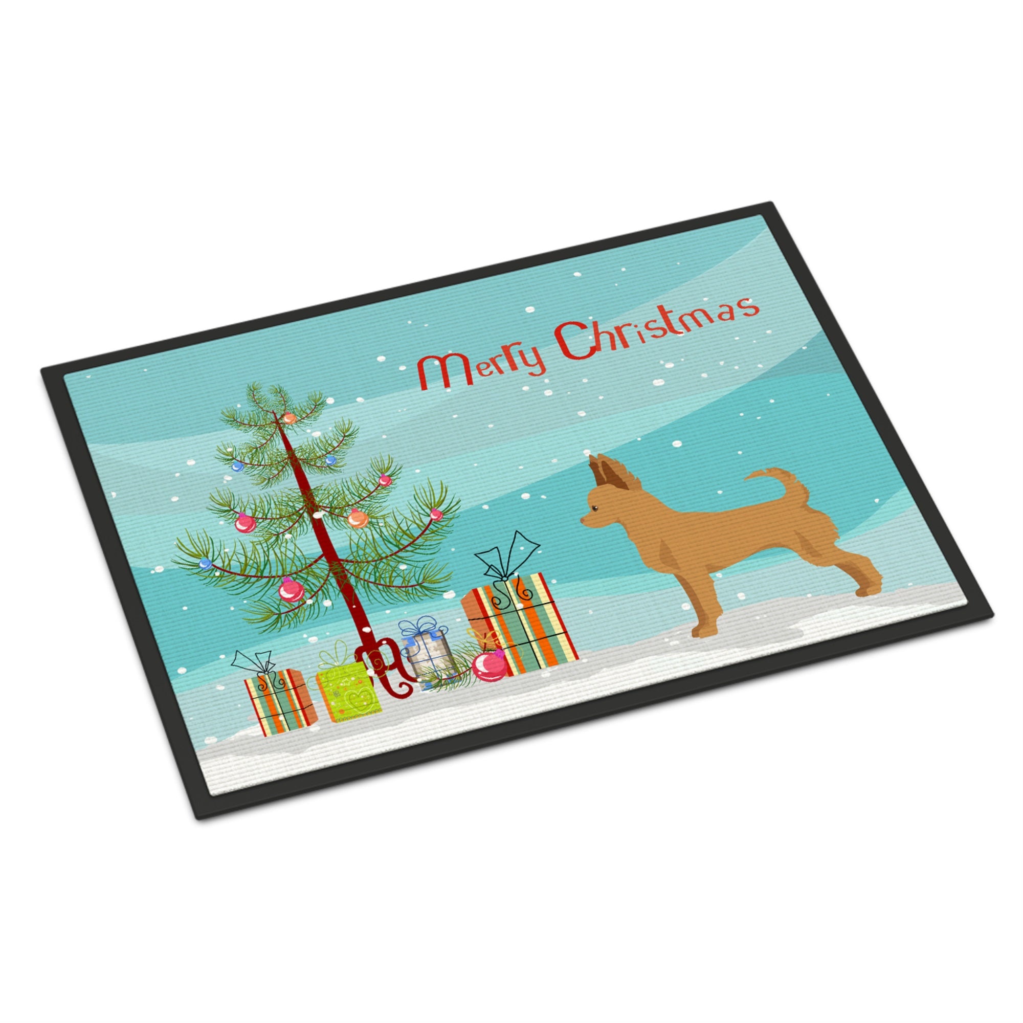 Tan Chion Christmas Tree Indoor Or Outdoor Mat 18X27
