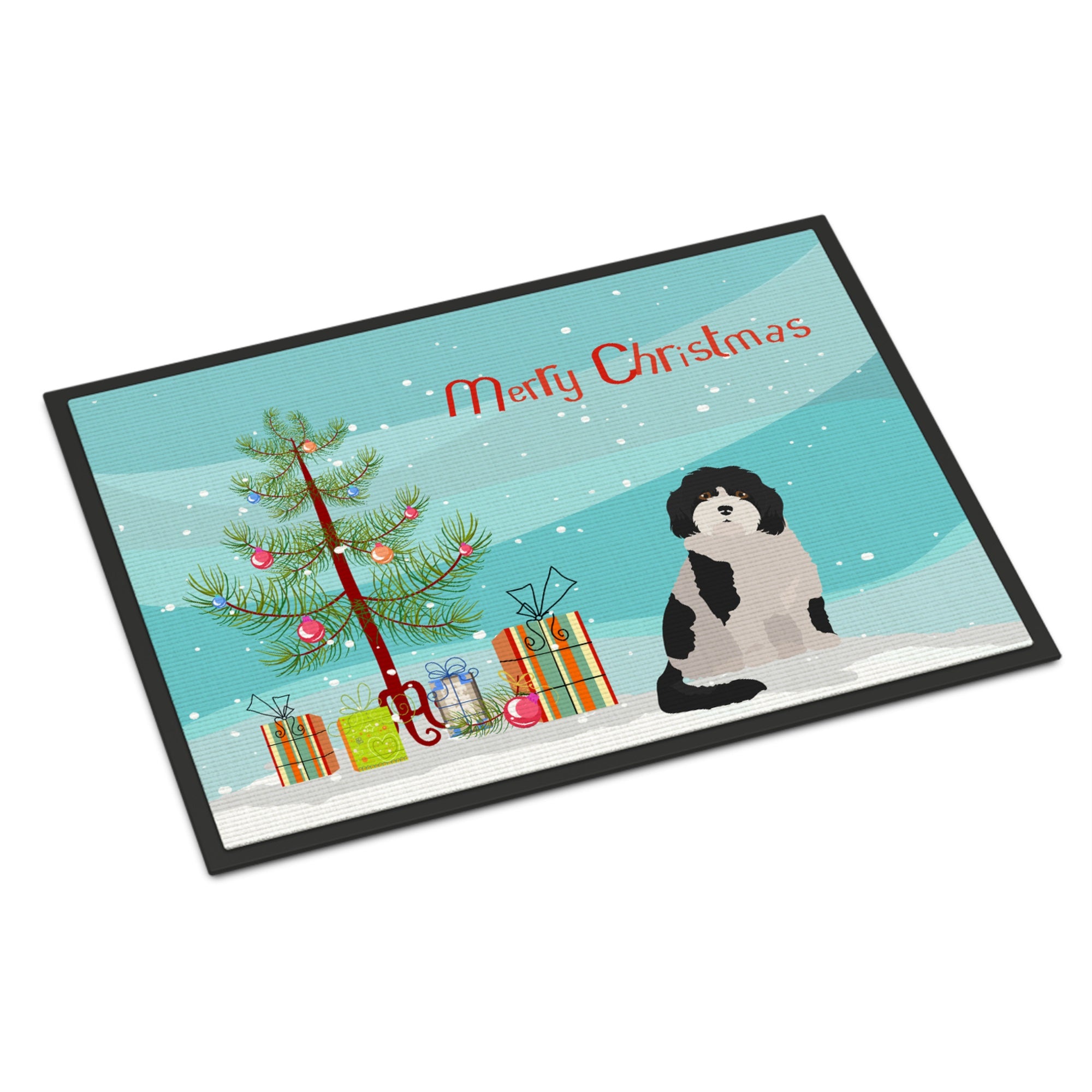 Cavachon #3 Christmas Tree Indoor Or Outdoor Mat 18X27