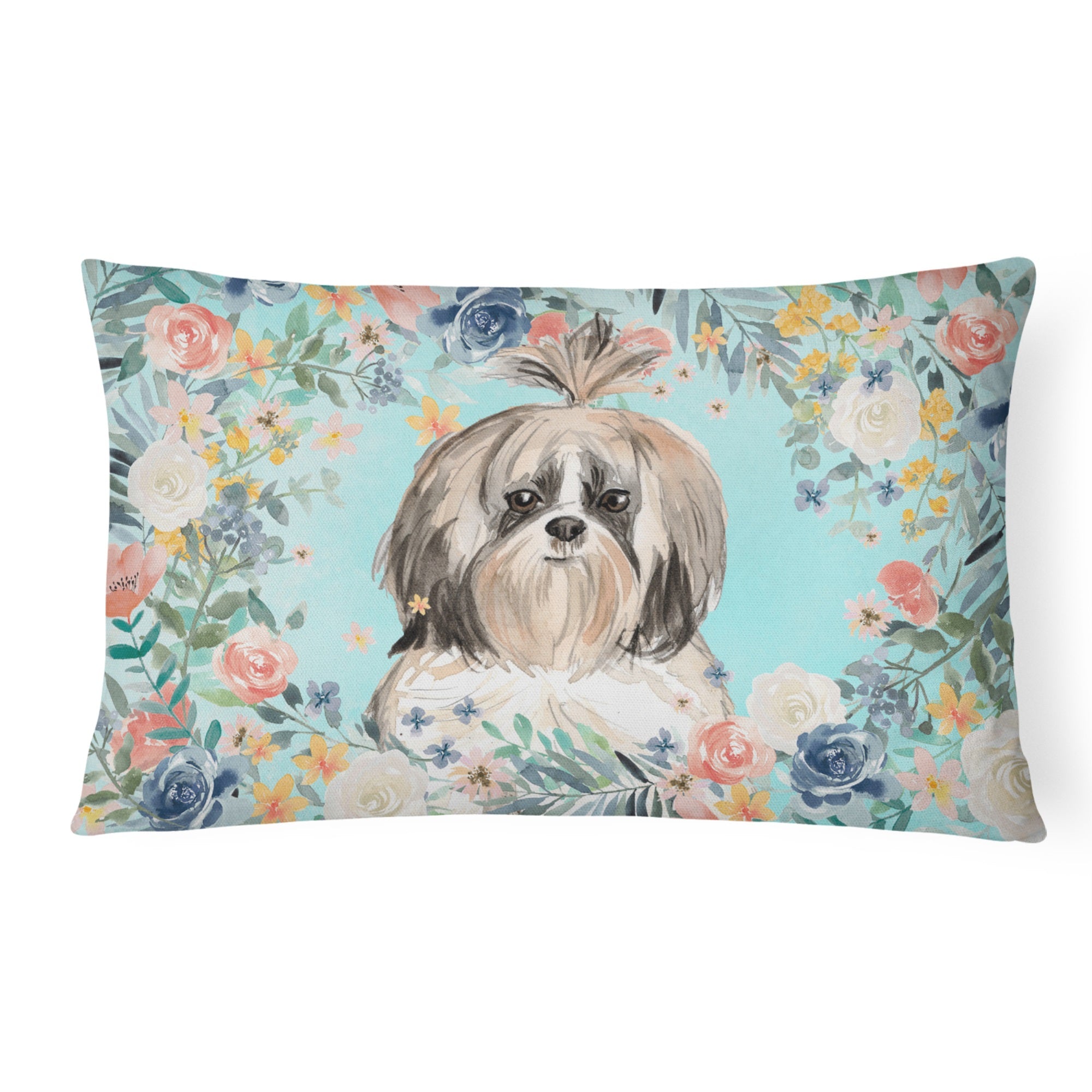 Shih Tzu Canvas Fabric Decorative Pillow