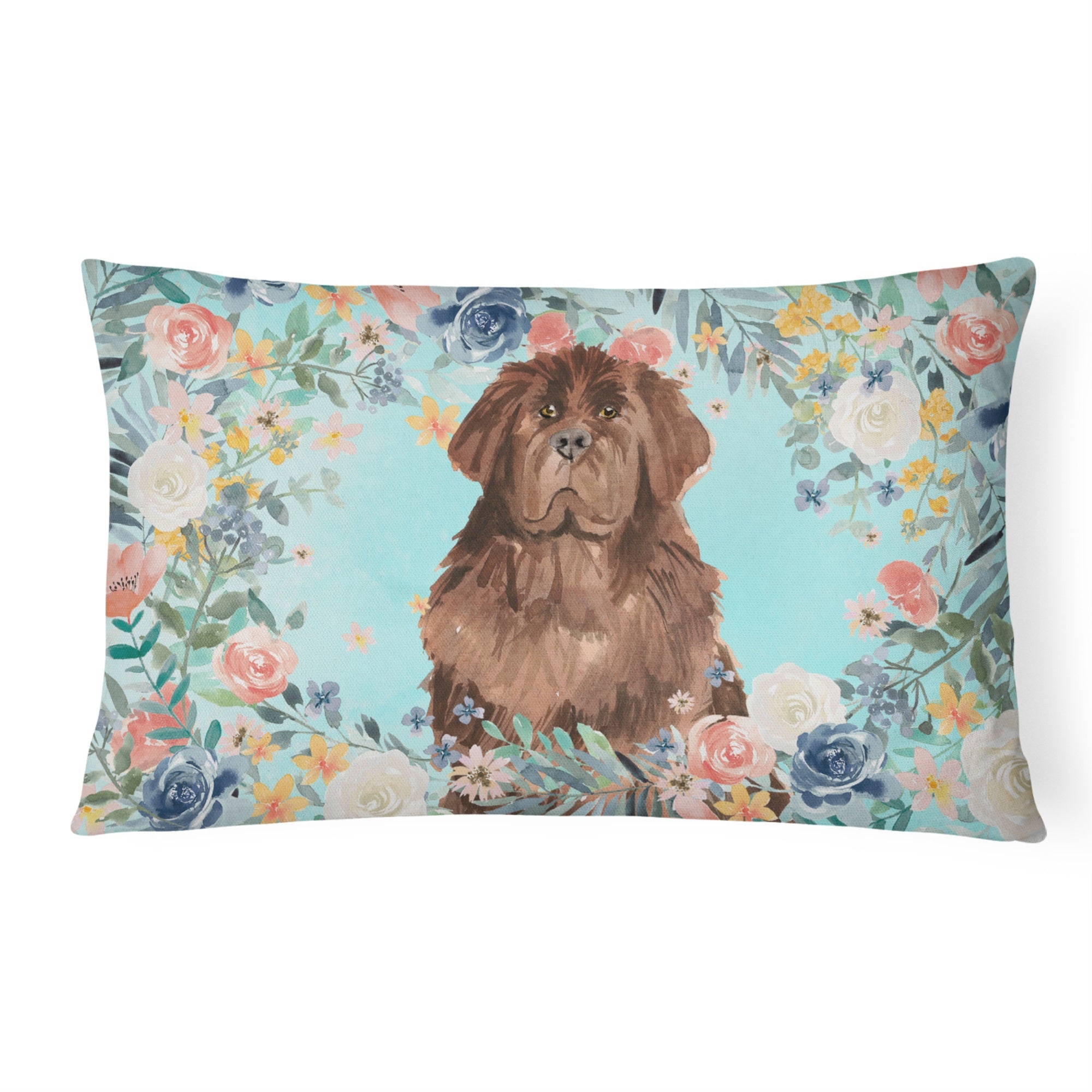 Newfoundland Canvas Fabric Decorative Pillow