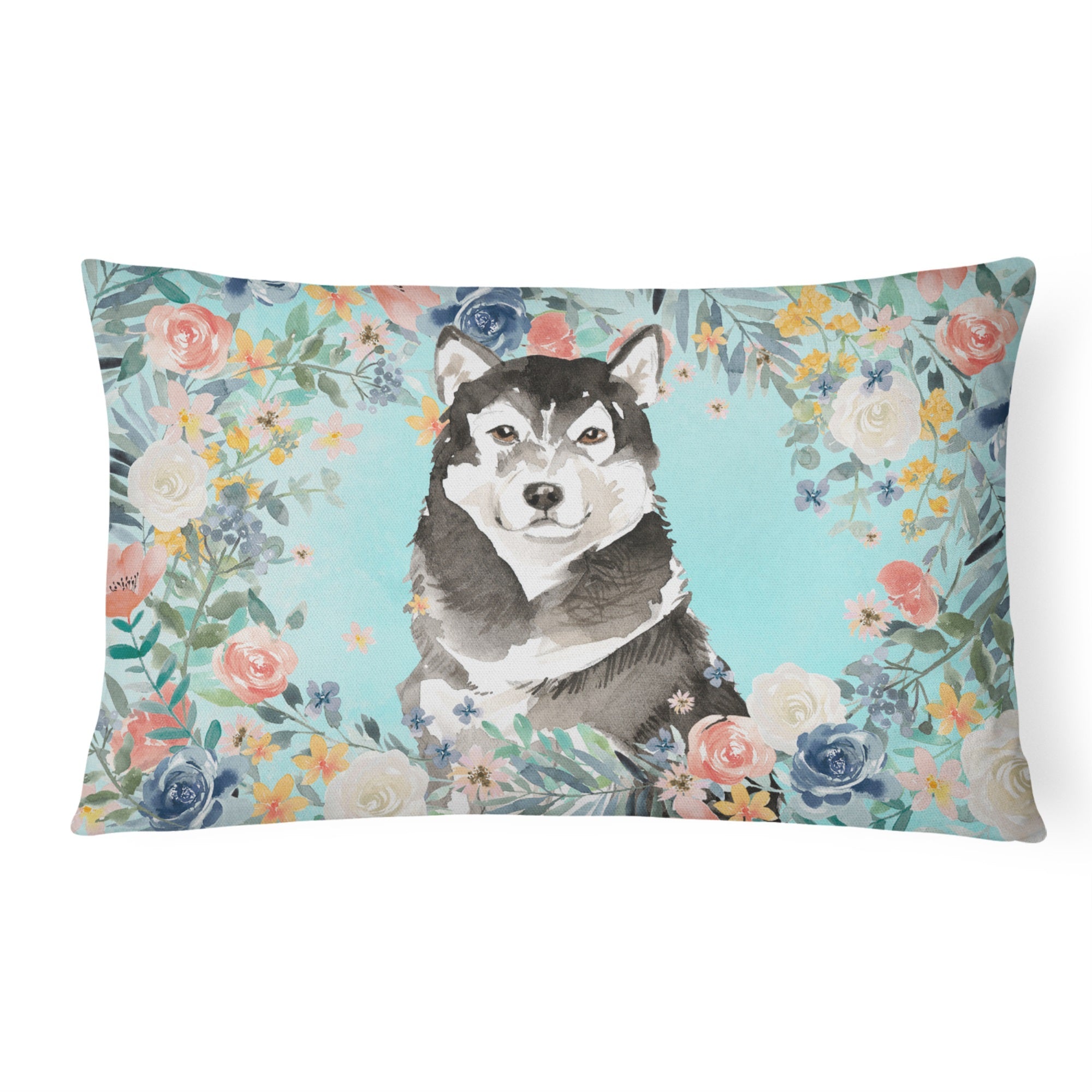 Alaskan Malamute Canvas Fabric Decorative Pillow