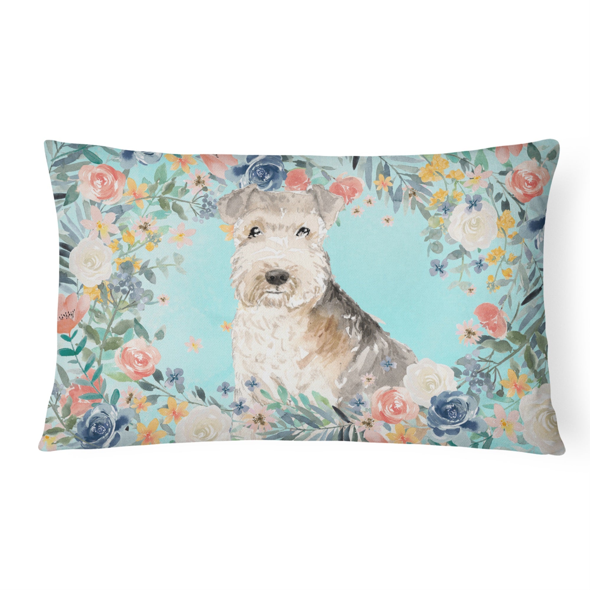 Lakeland Terrier Canvas Fabric Decorative Pillow