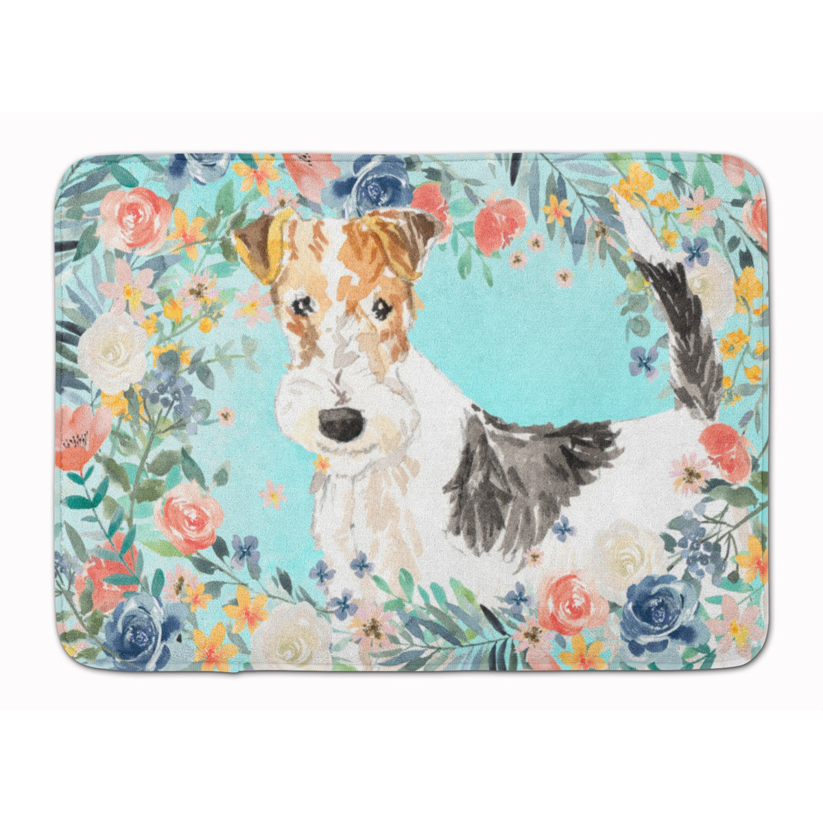 Fox Terrier Machine Washable Memory Foam Mat