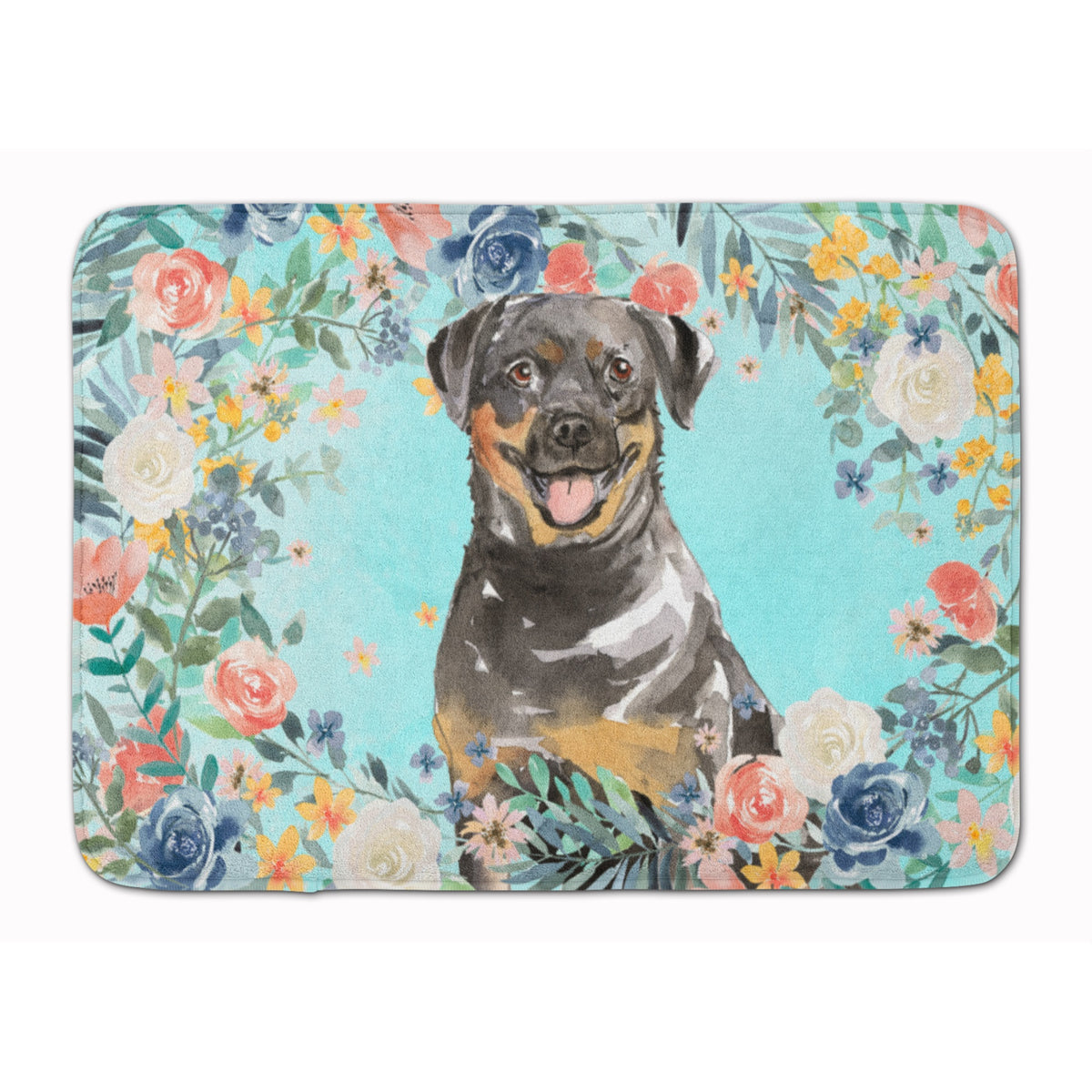 Rottweiler Machine Washable Memory Foam Mat