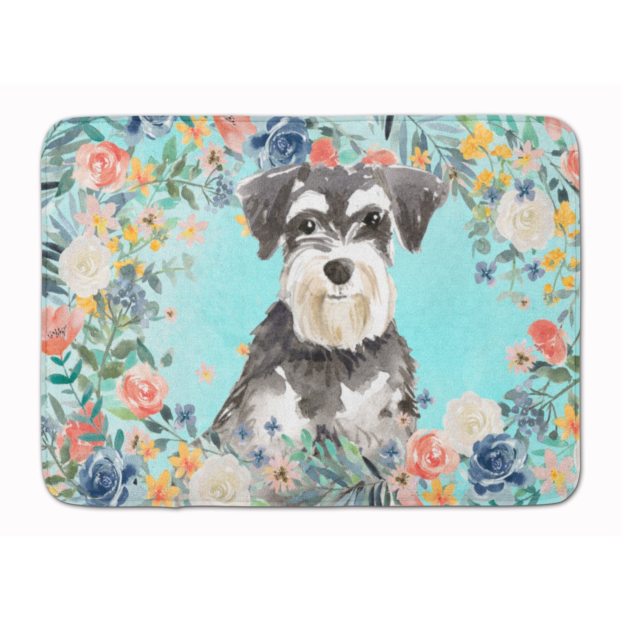 Schnauzer #2 Machine Washable Memory Foam Mat