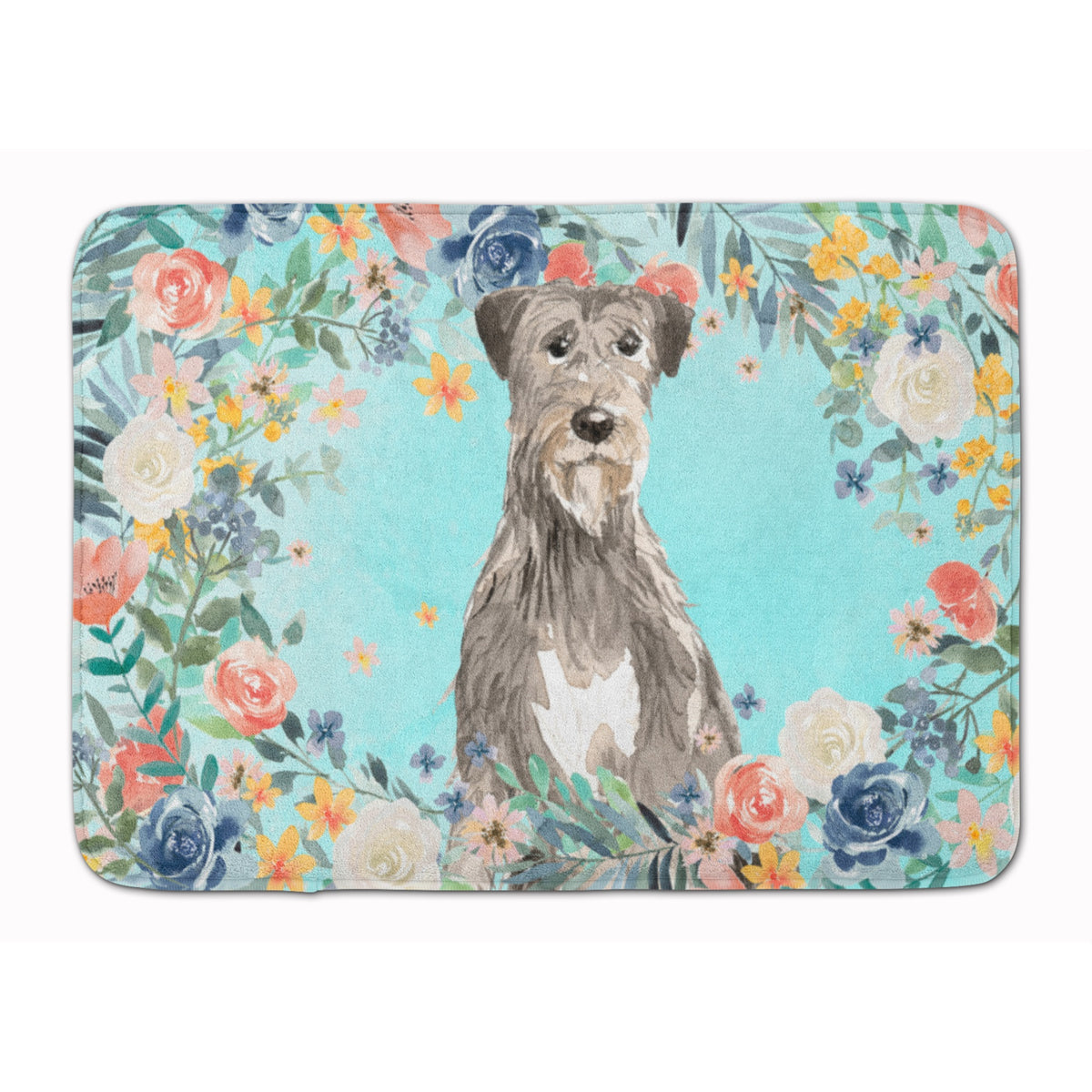 Irish Wolfhound Machine Washable Memory Foam Mat