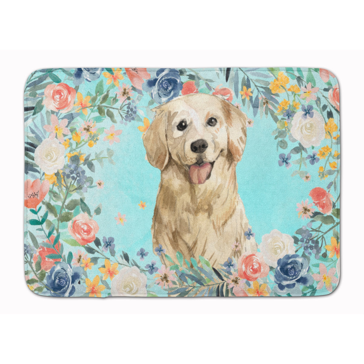 Golden Retriever Machine Washable Memory Foam Mat
