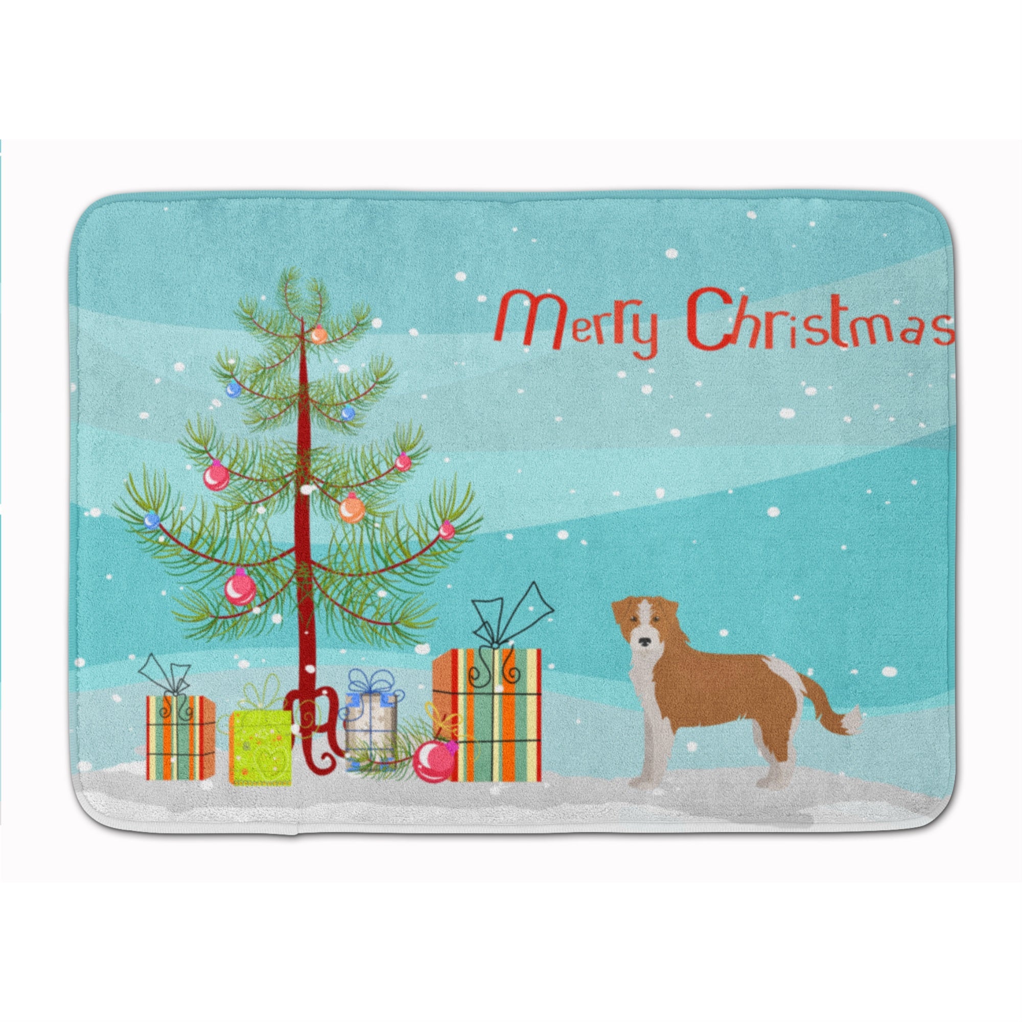 Kromfohrlnder Christmas Tree Machine Washable Memory Foam Mat