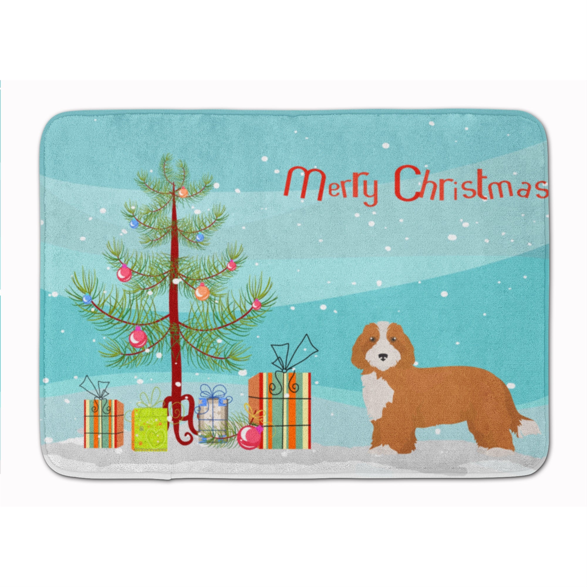 Doxiepoo #2 Christmas Tree Machine Washable Memory Foam Mat
