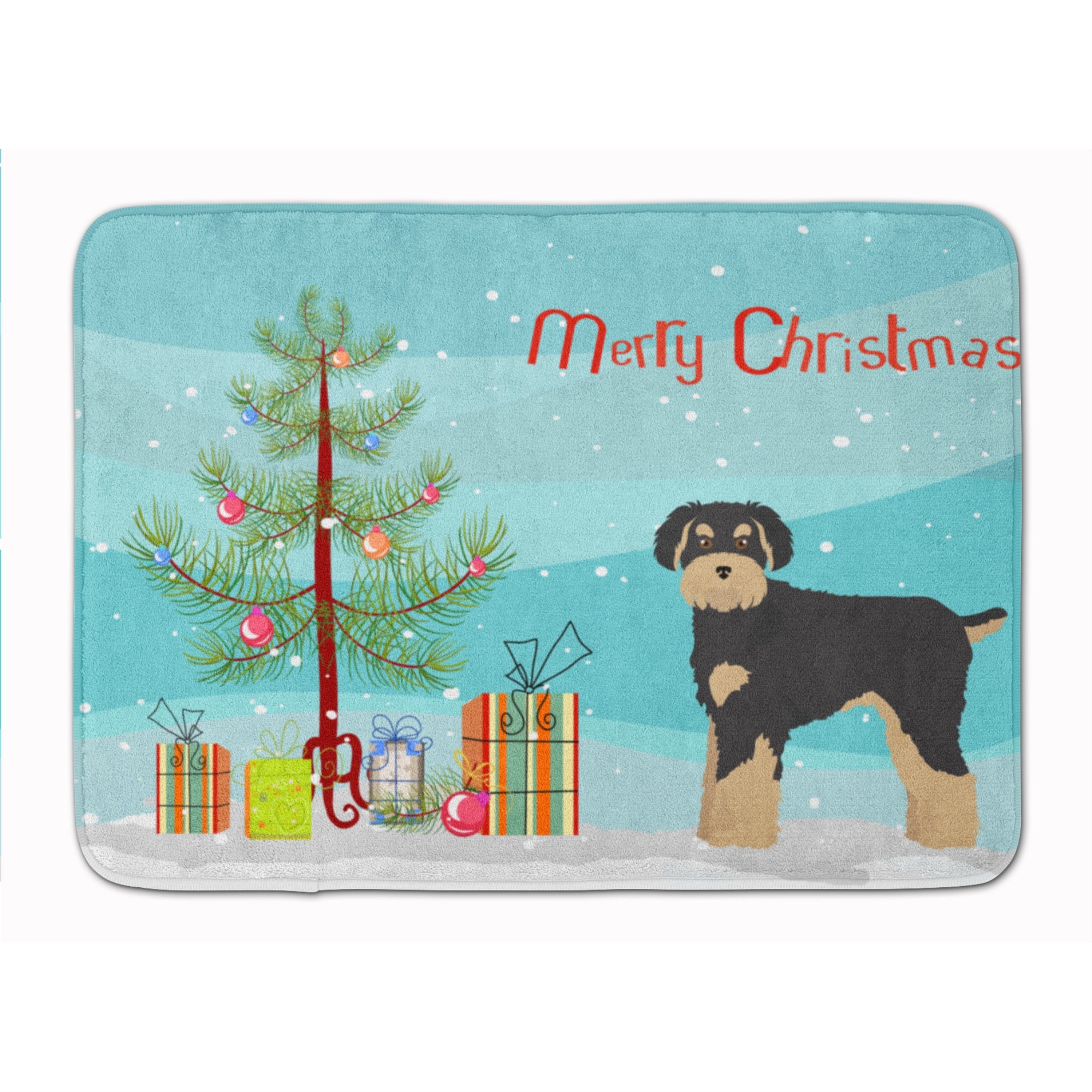 Schnoodle Christmas Tree Machine Washable Memory Foam Mat