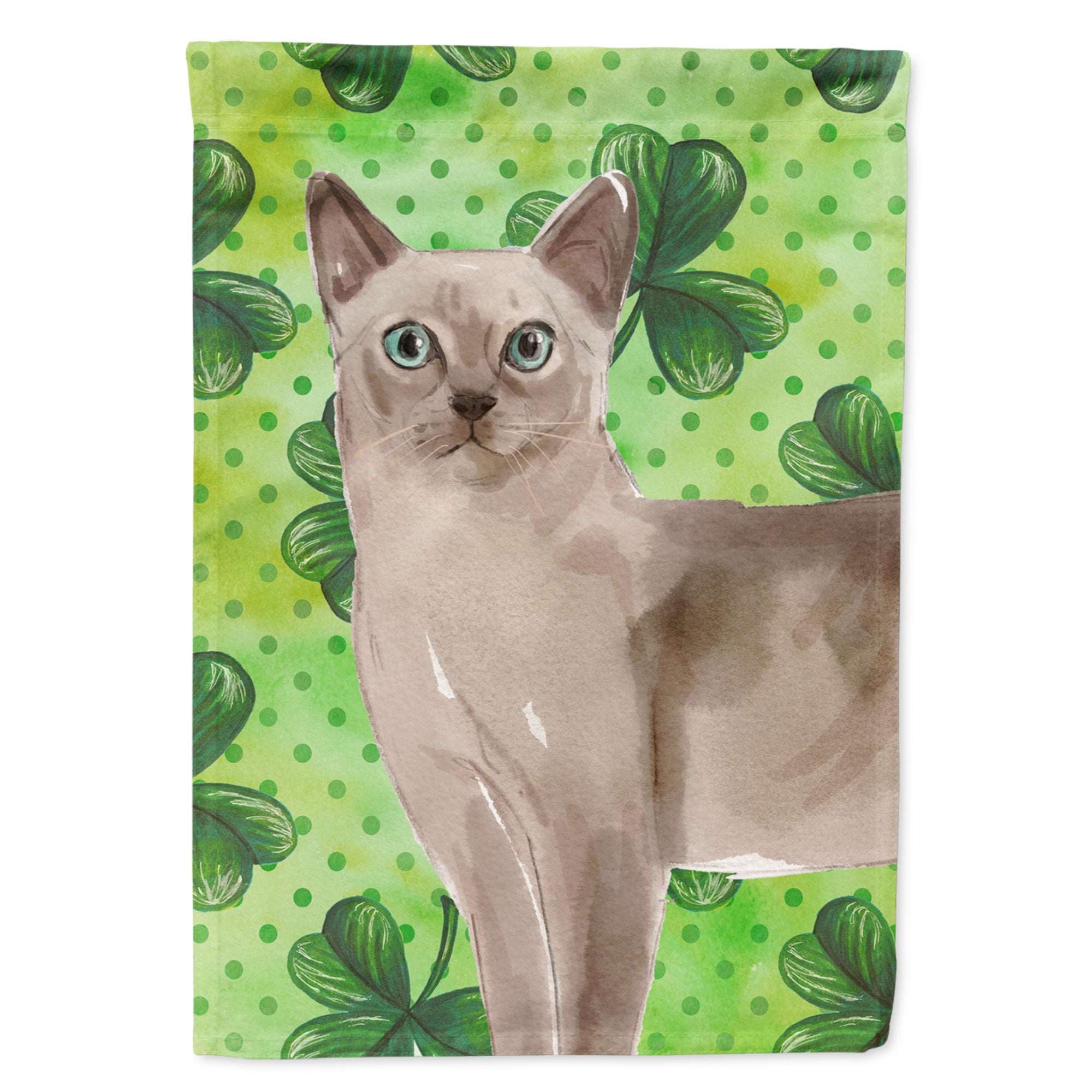 Tonkinese Shamrock Flag Garden Size