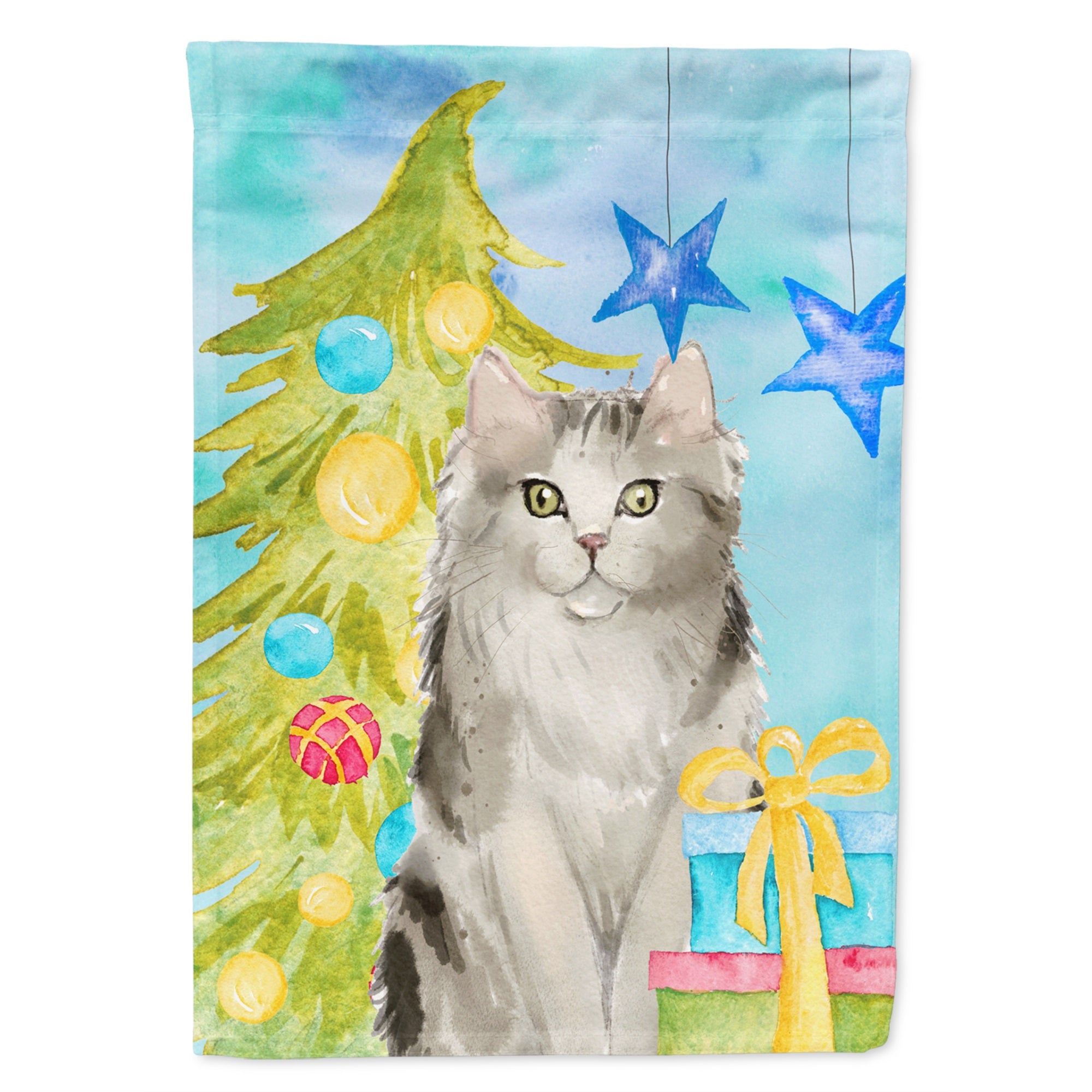 Ragamuffin Christmas Presents Flag Garden Size