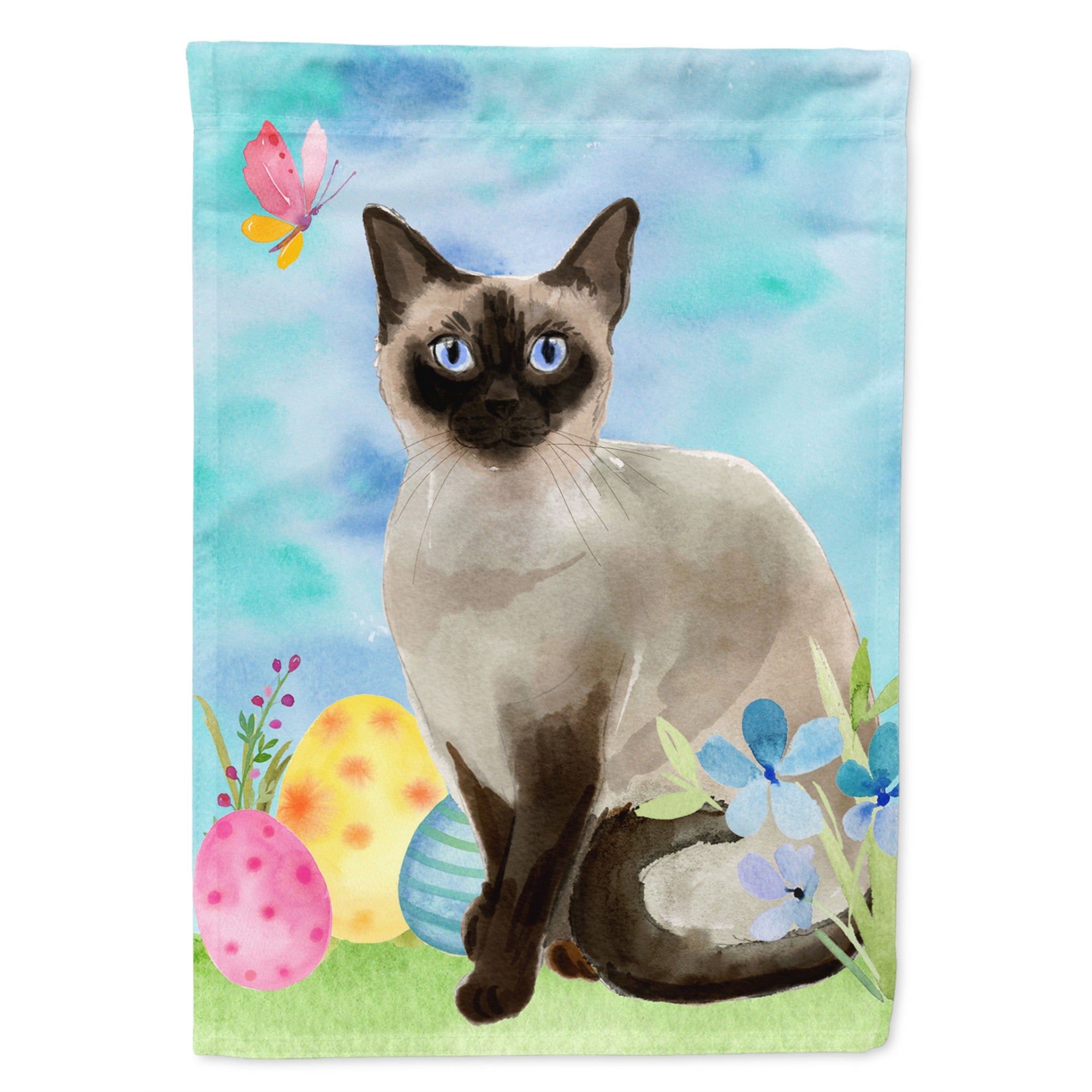 Siamese Easter Eggs Flag Garden Size