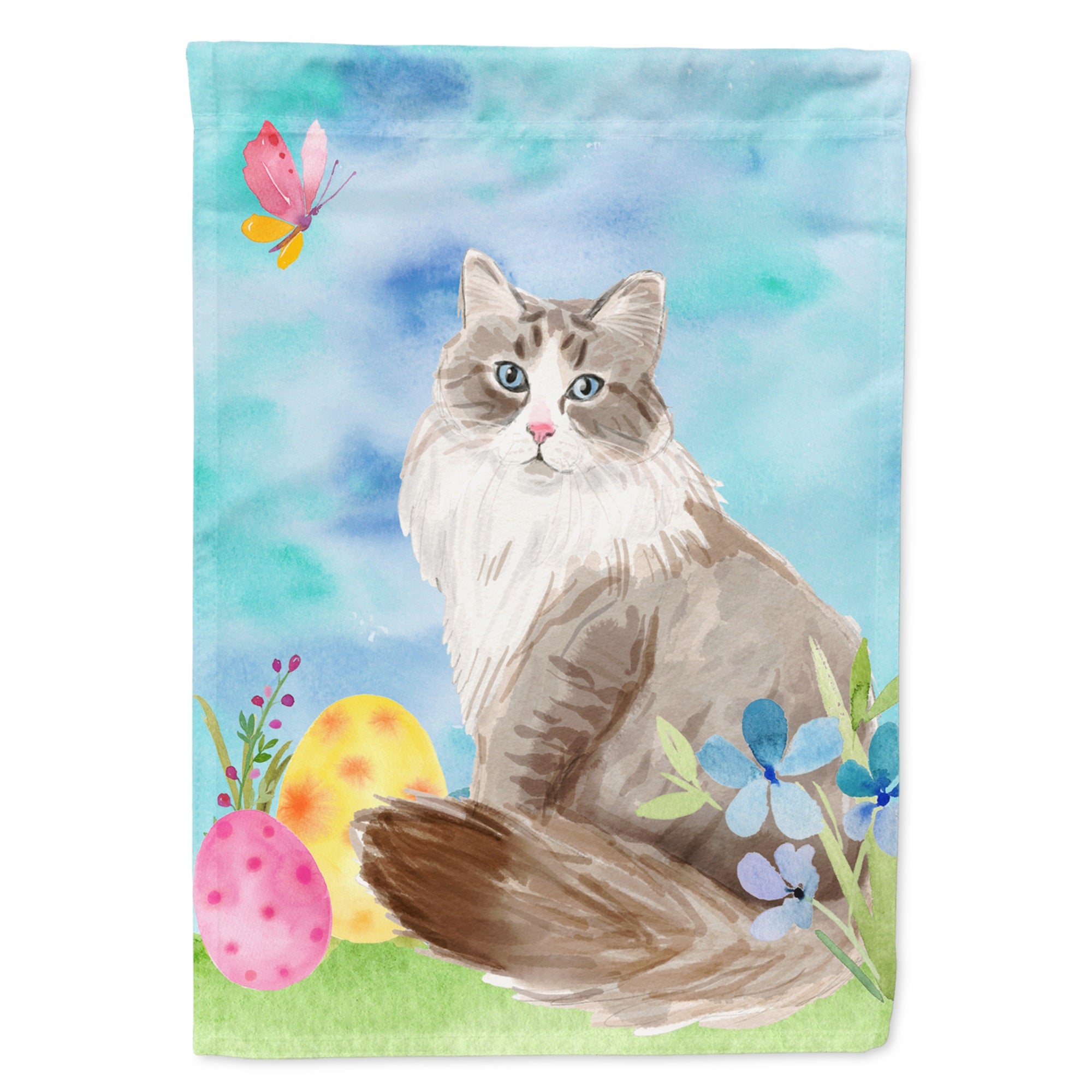 Siberian Easter Eggs Flag Garden Size