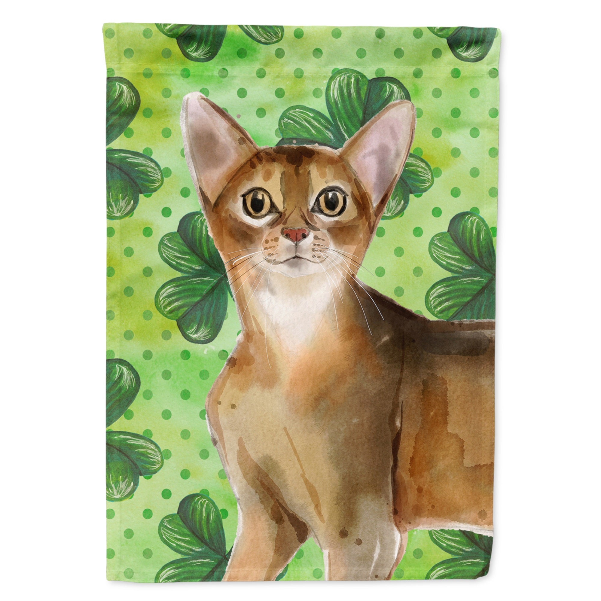 Abyssinian Shamrock Flag Canvas House Size
