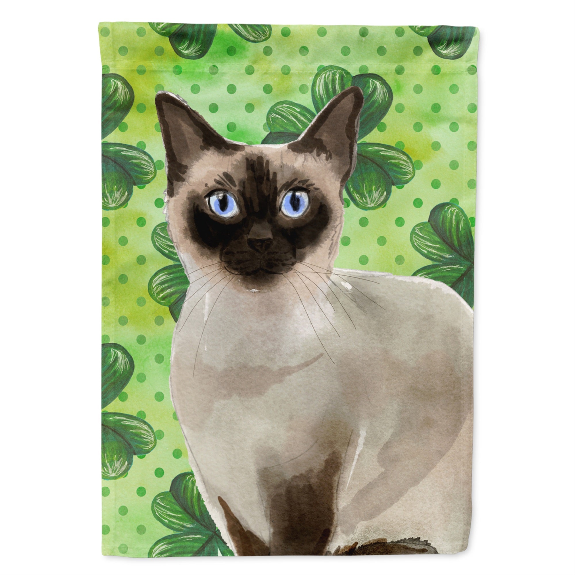 Siamese Shamrock Flag Canvas House Size