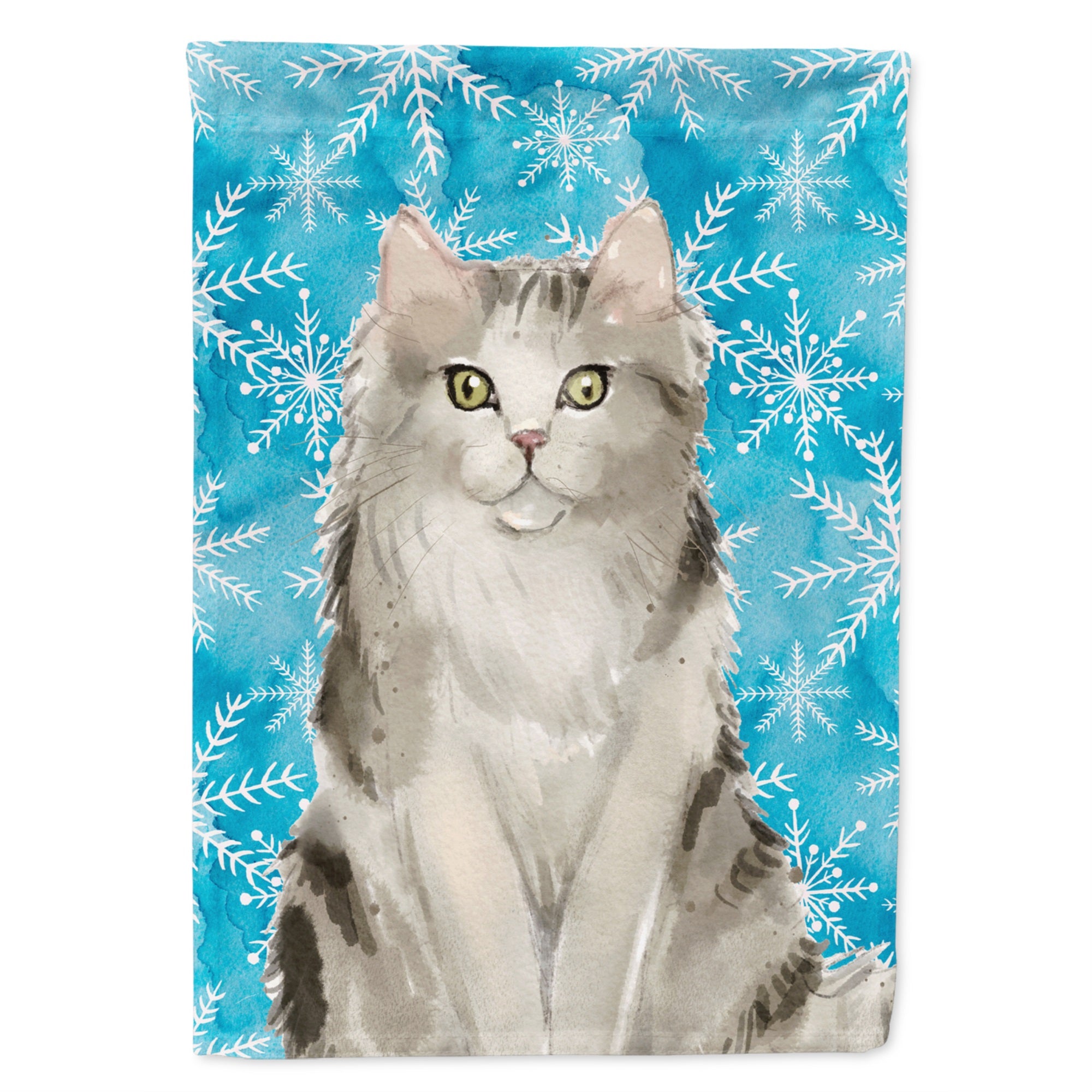 Ragamuffin Winter Snowflake Flag Canvas House Size