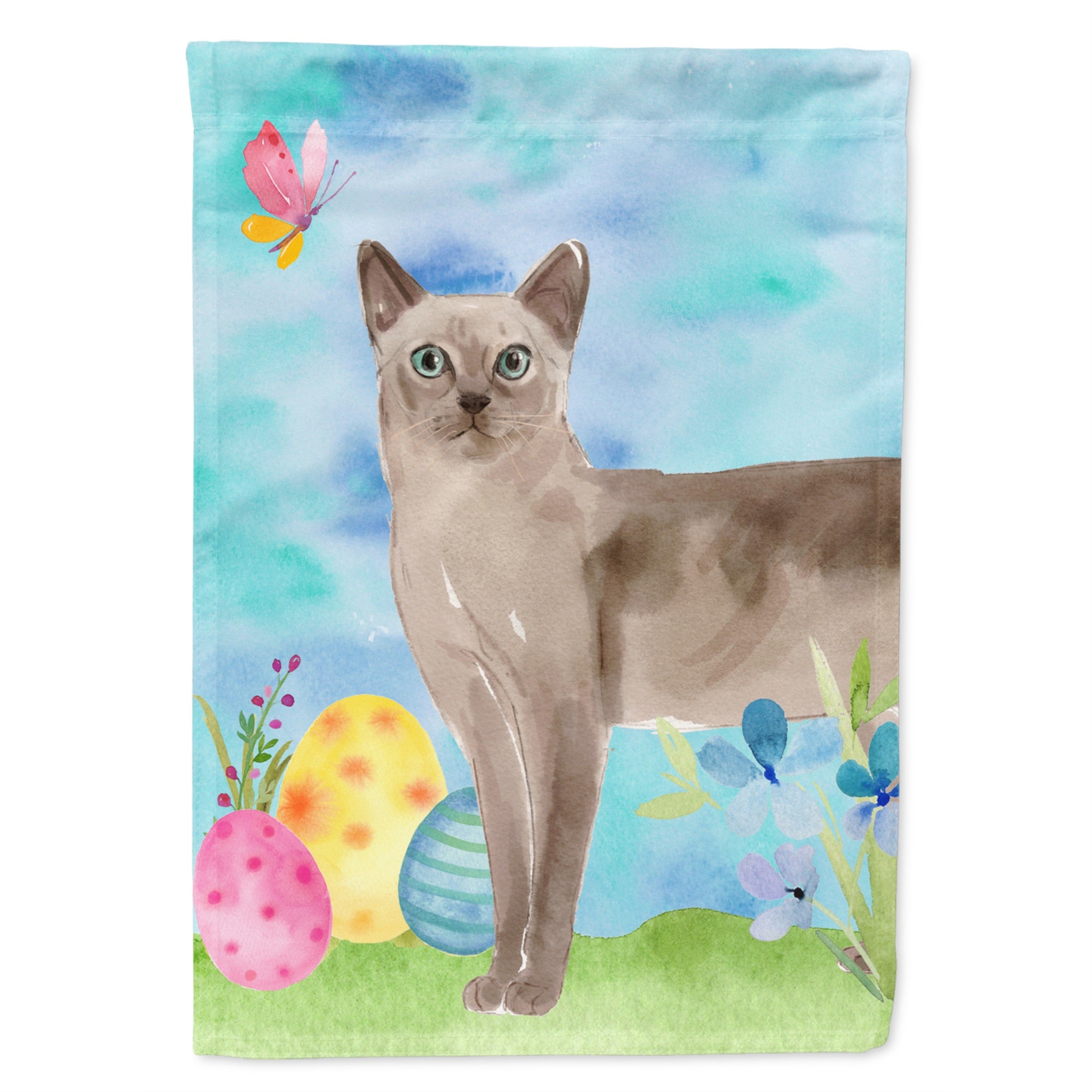 Tonkinese Easter Eggs Flag Canvas House Size