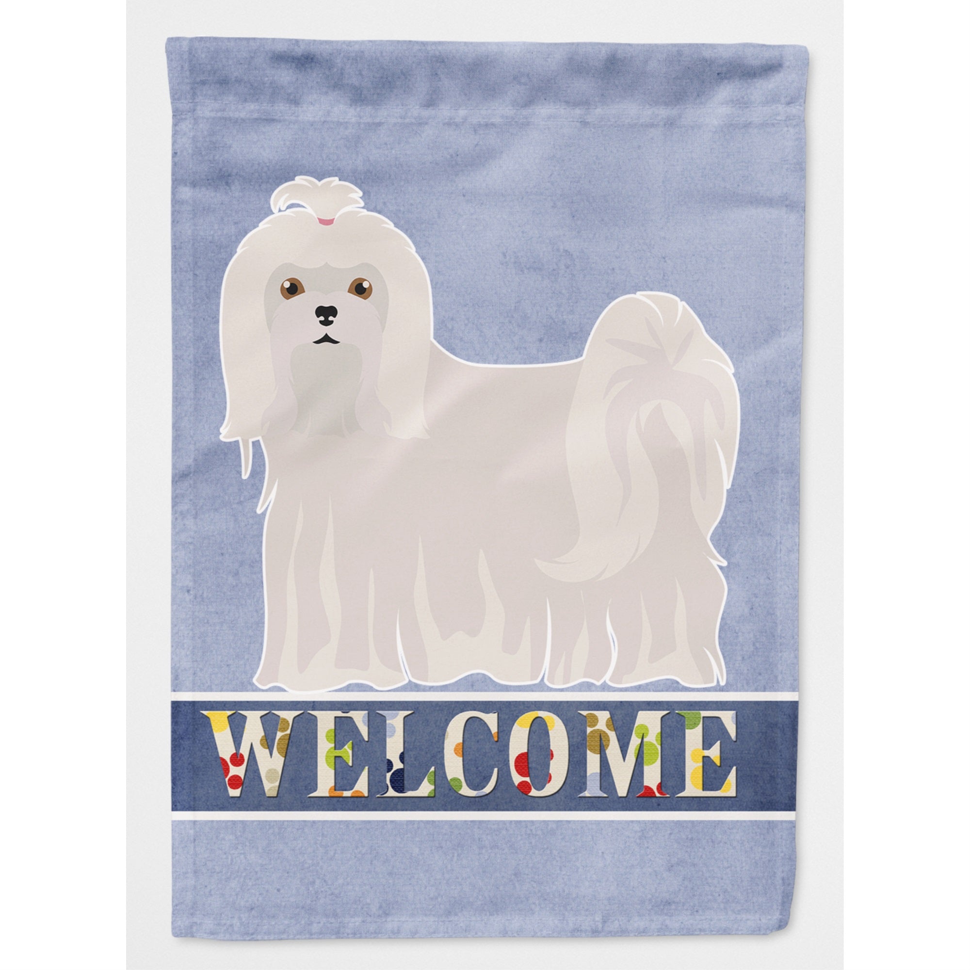 Maltese Welcome Flag Canvas House Size