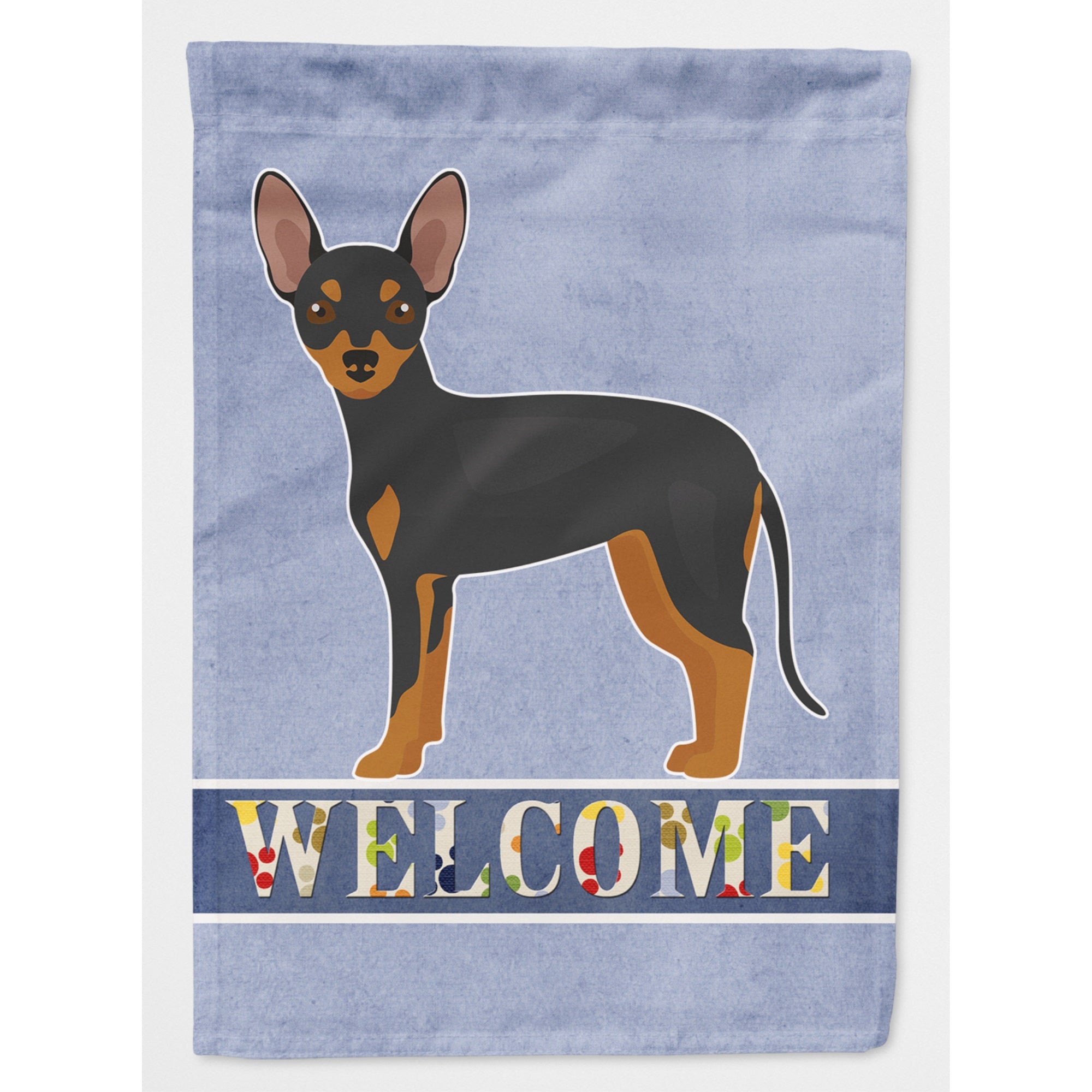 Prague Ratter Welcome Flag Canvas House Size