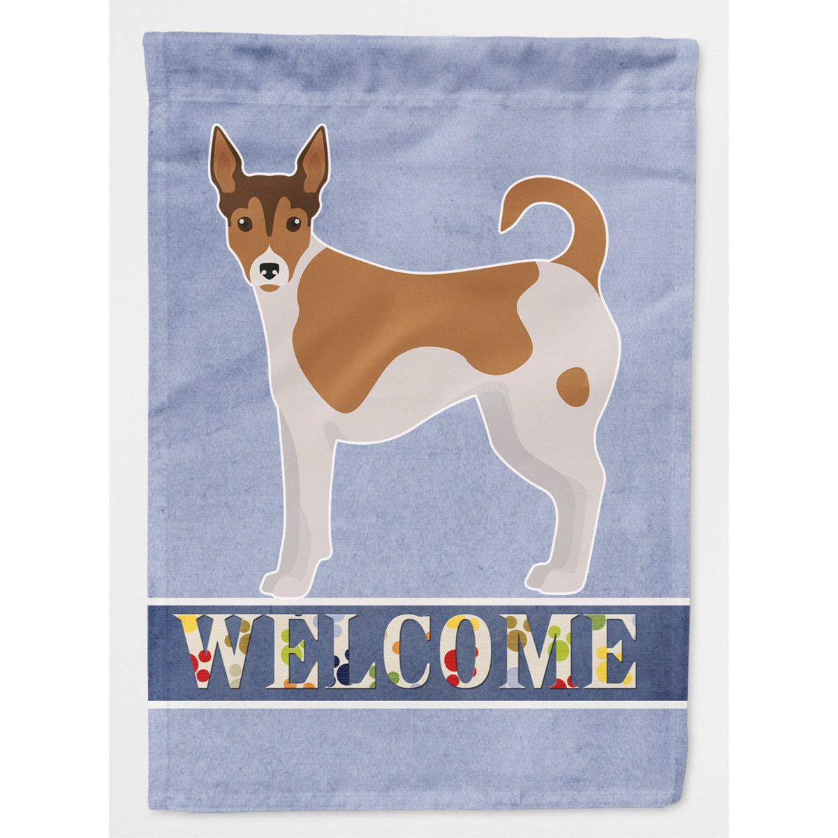 Tenterfield Terrier Welcome Flag Canvas House Size