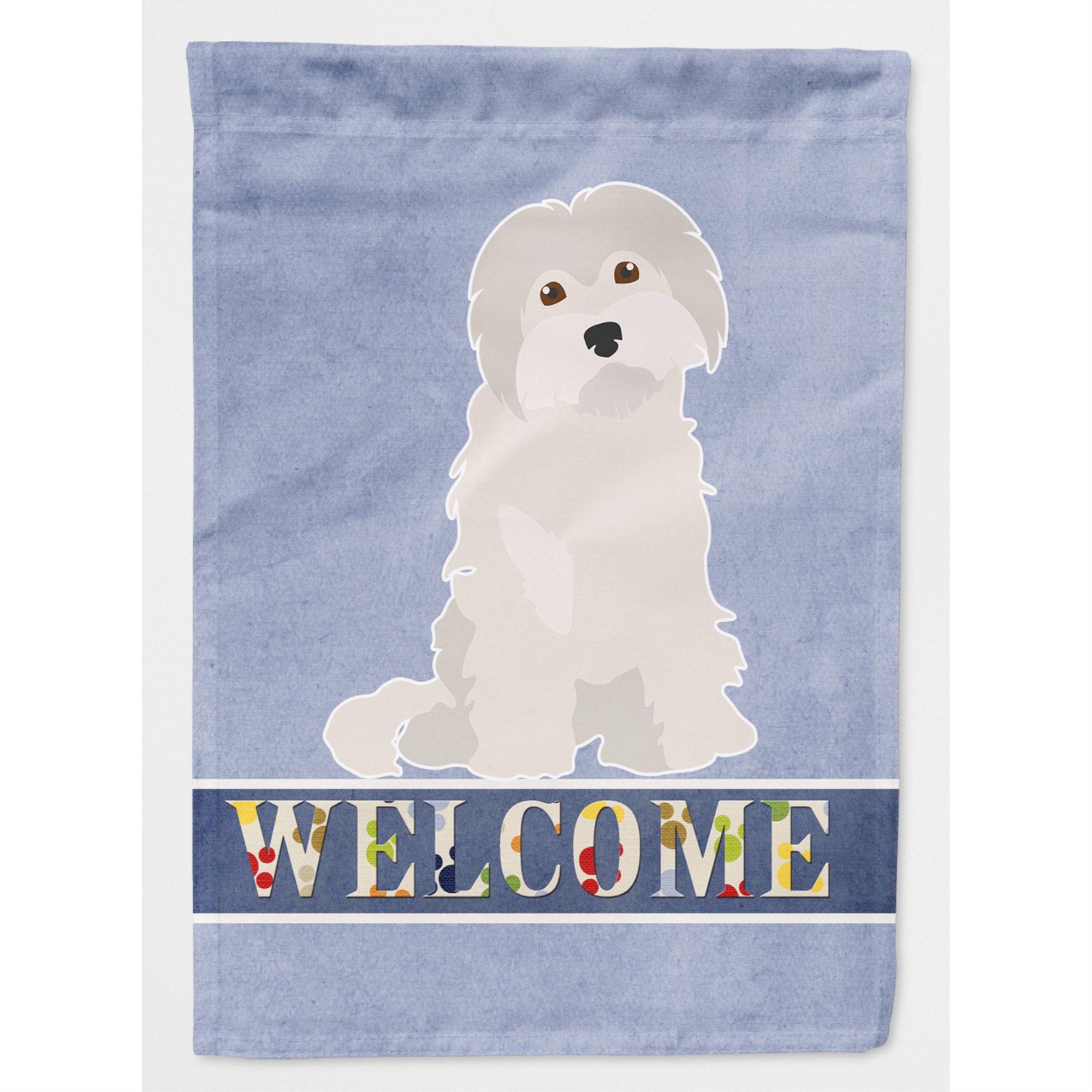 Maltese #2 Welcome Flag Canvas House Size