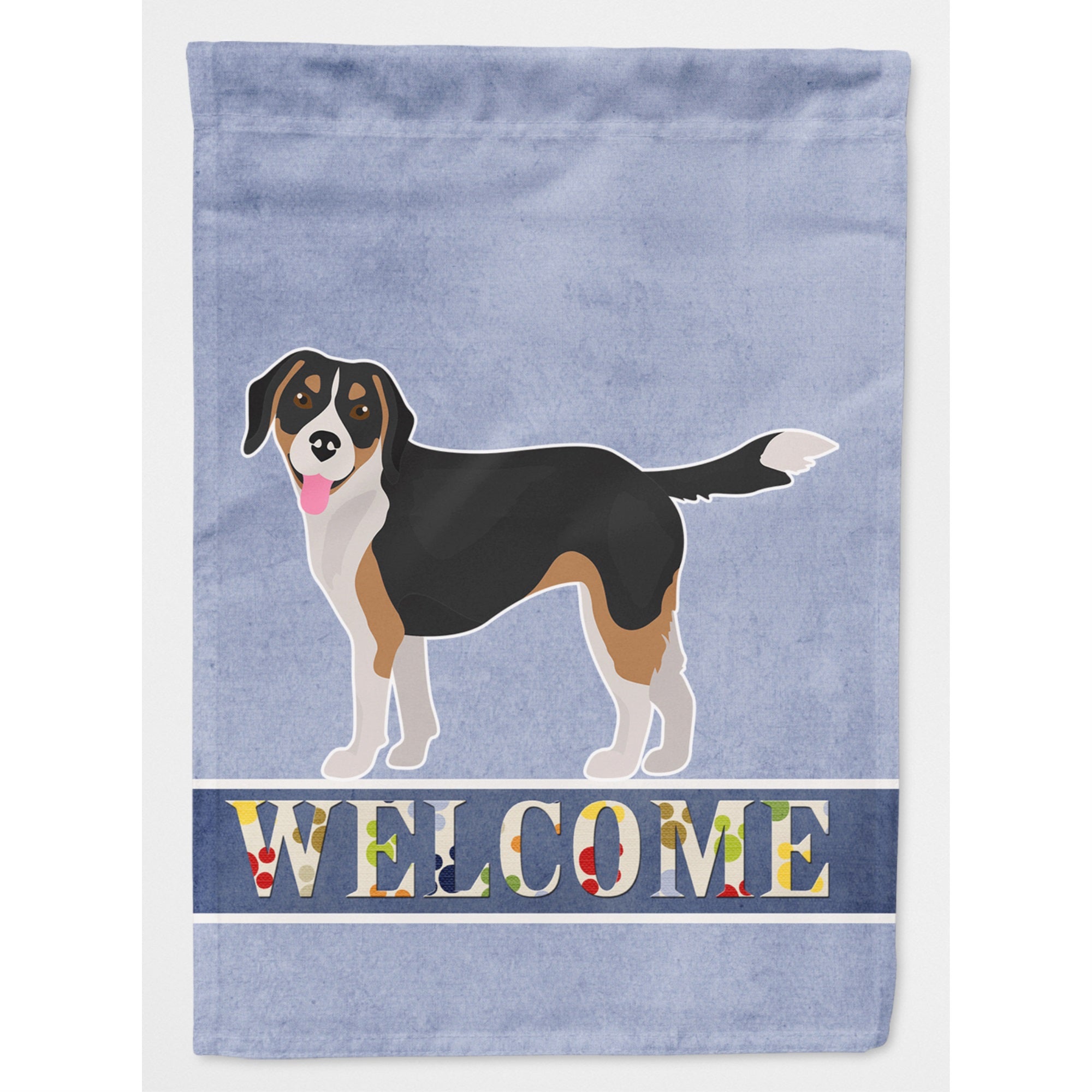 Beaglier #2 Welcome Flag Canvas House Size