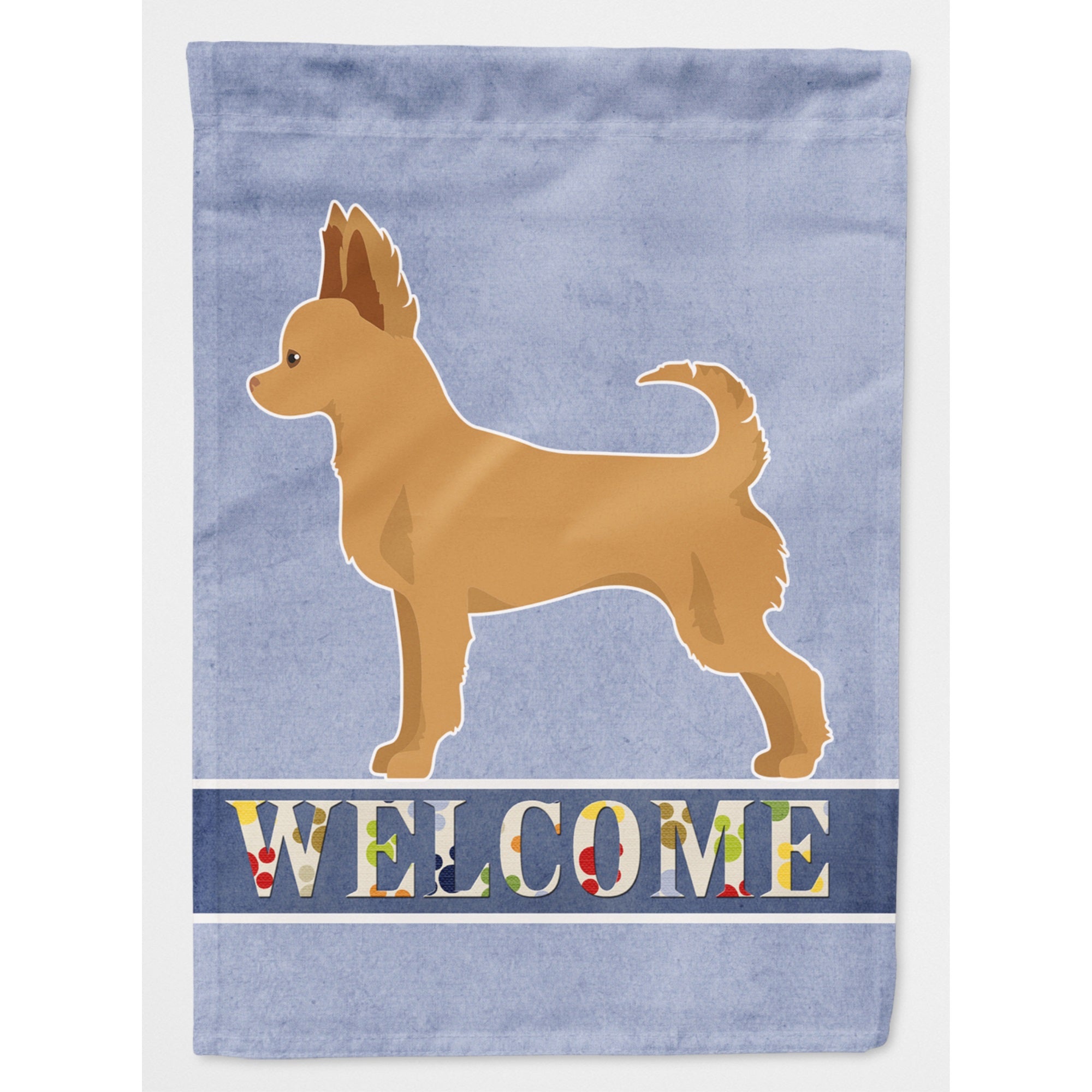 Tan Chion Welcome Flag Canvas House Size