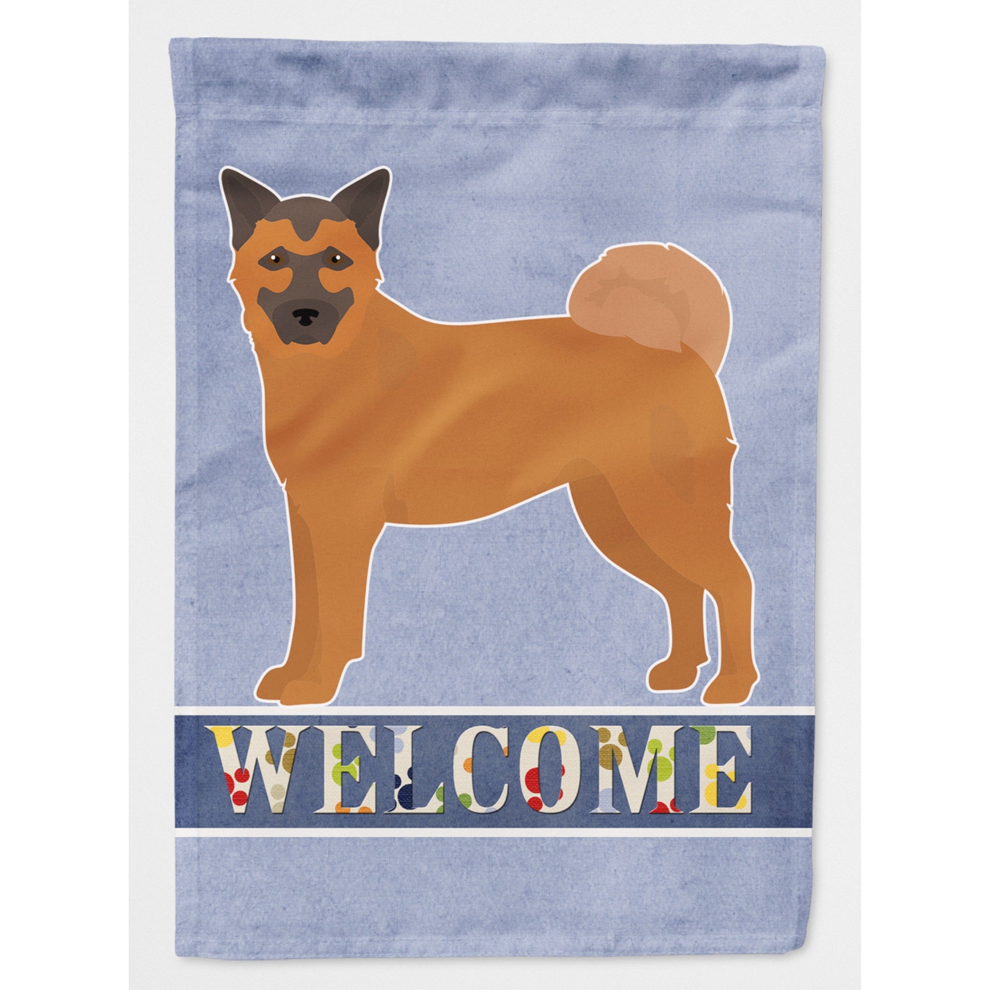 Chow Shepherd Welcome Flag Canvas House Size