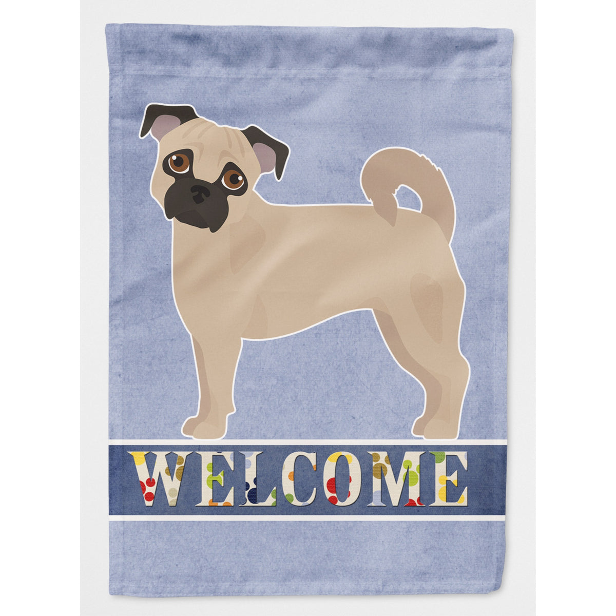 Fawn Chug Welcome Flag Canvas House Size