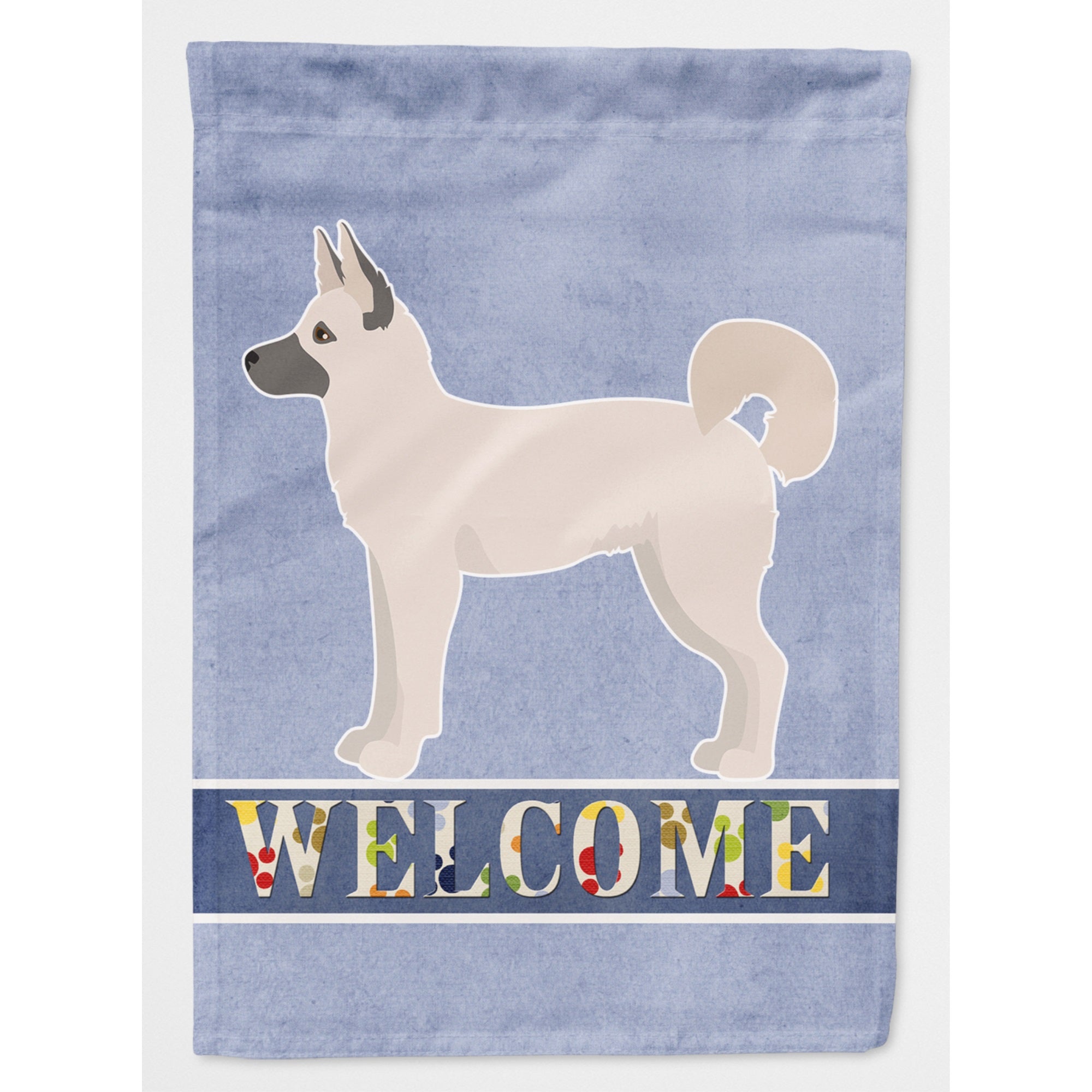Gerberian Shepsky Welcome Flag Canvas House Size