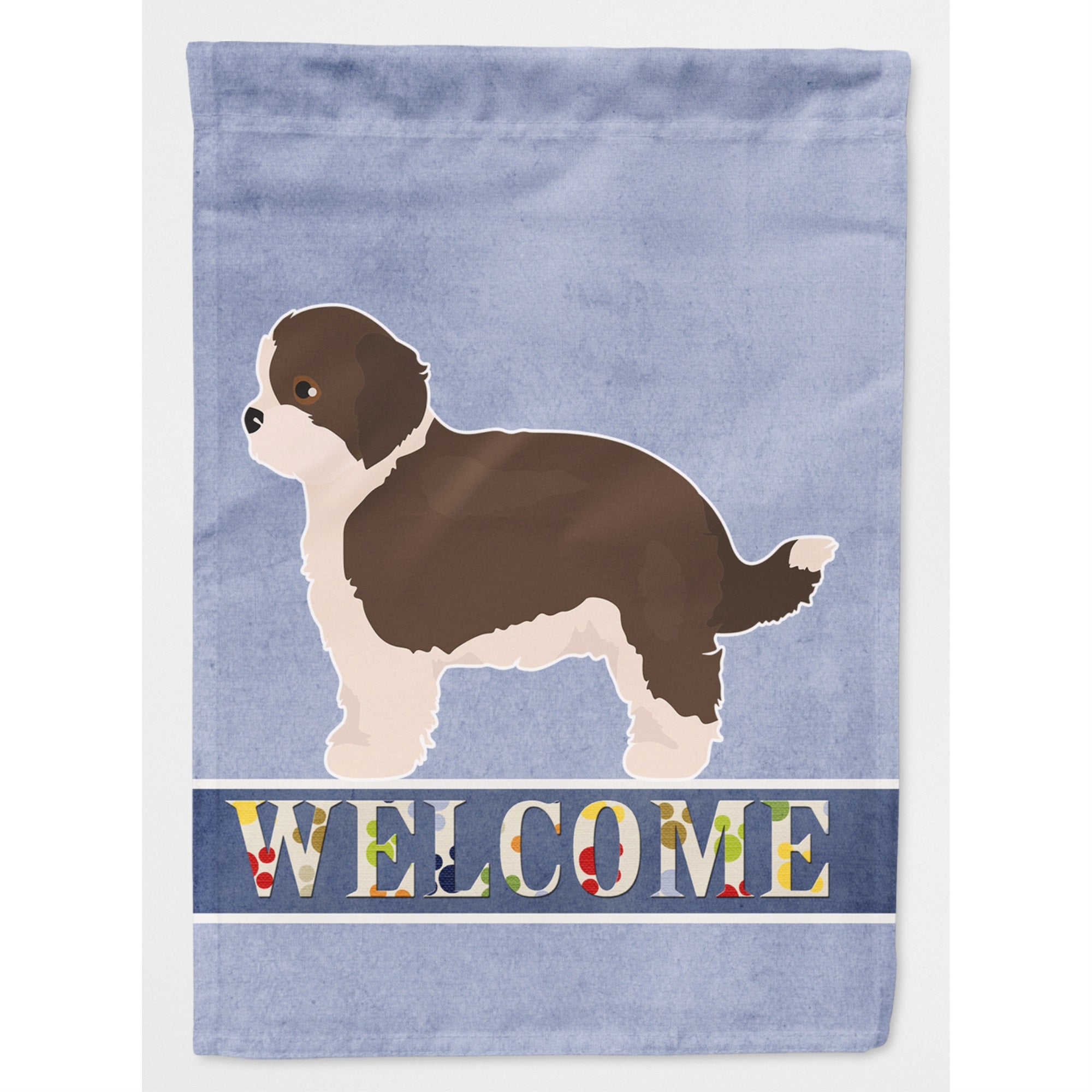 Havapoo #1 Welcome Flag Canvas House Size