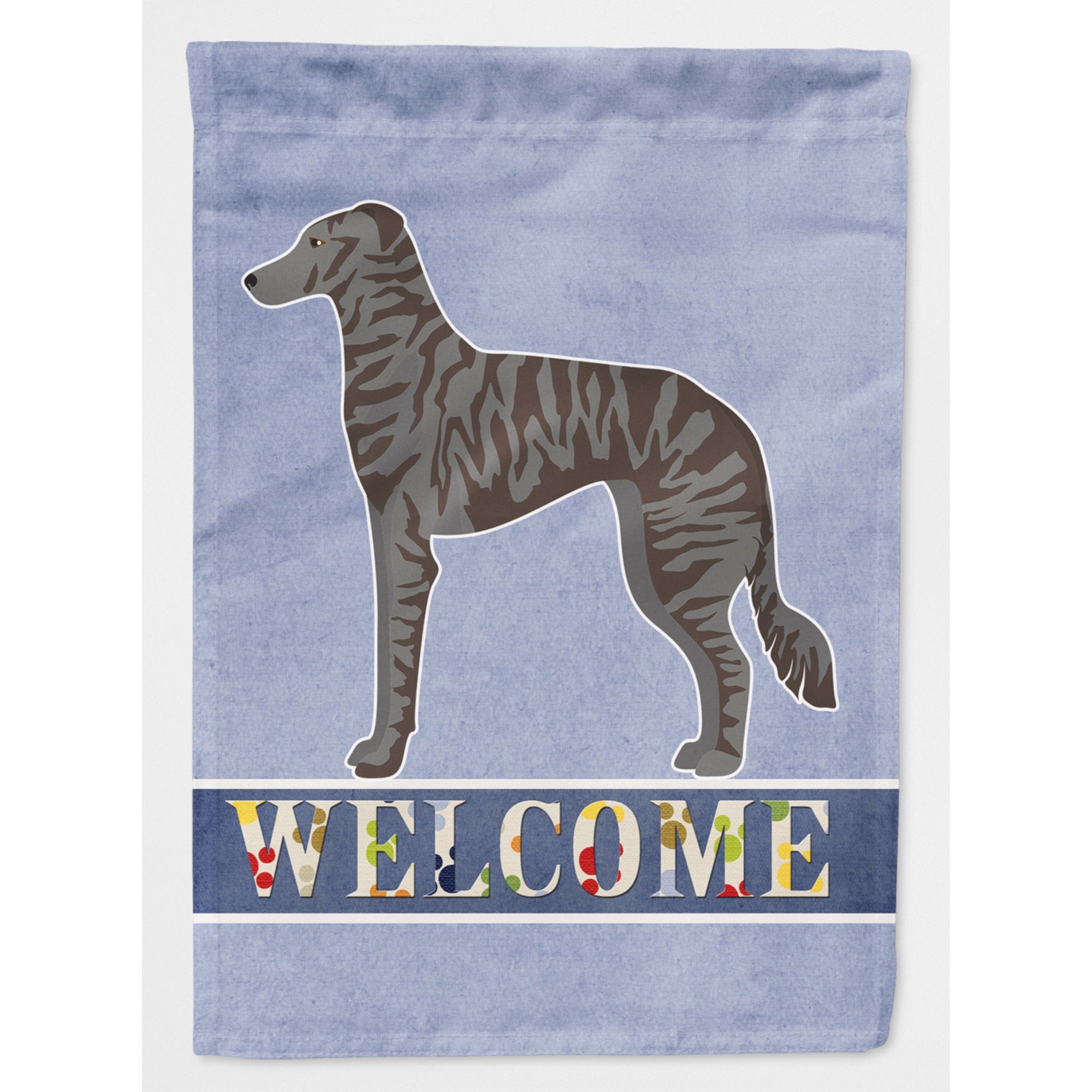Longdog Welcome Flag Canvas House Size