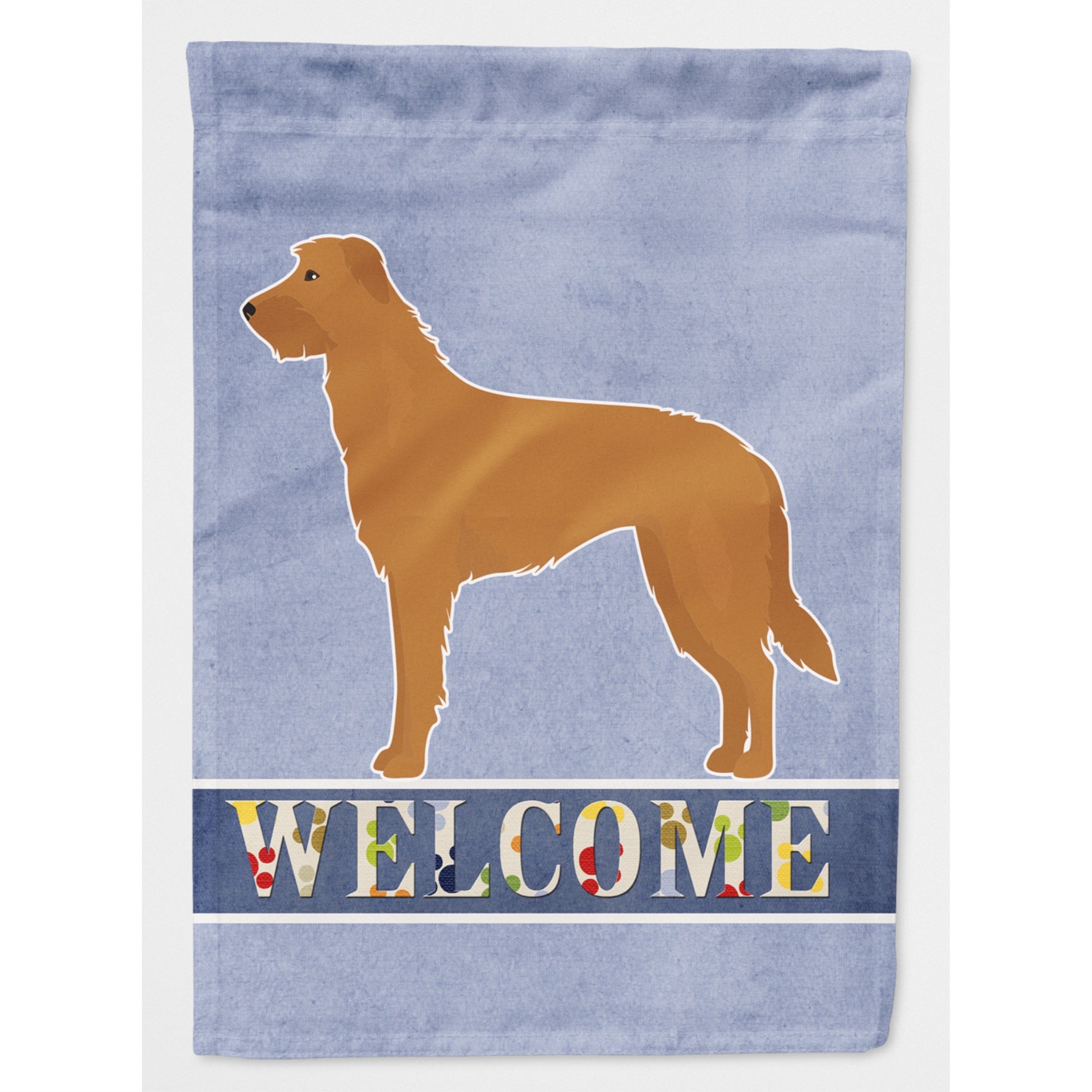 Lurcher #2 Welcome Flag Canvas House Size