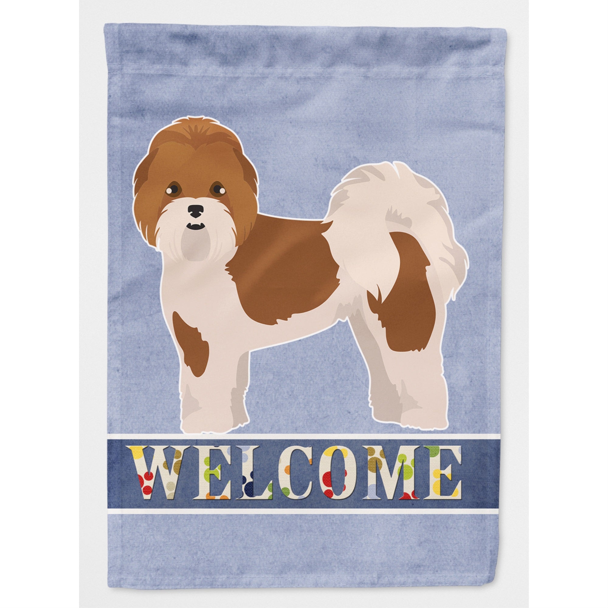 Mal-Shi Welcome Flag Canvas House Size