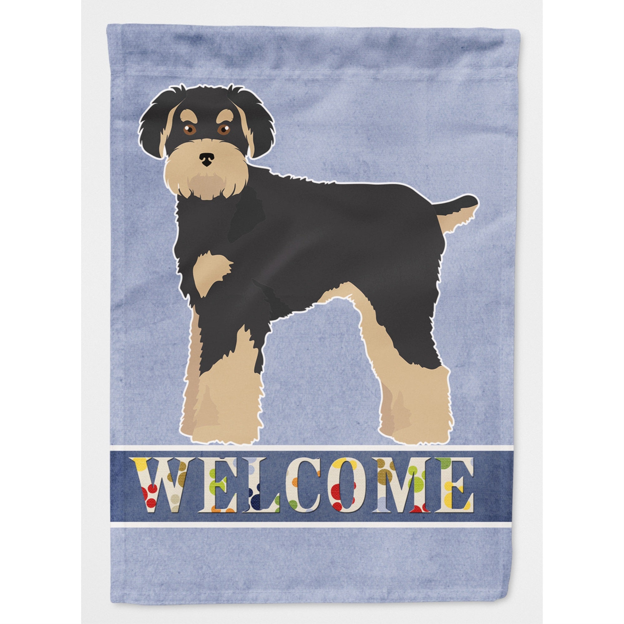 Schnoodle Welcome Flag Canvas House Size