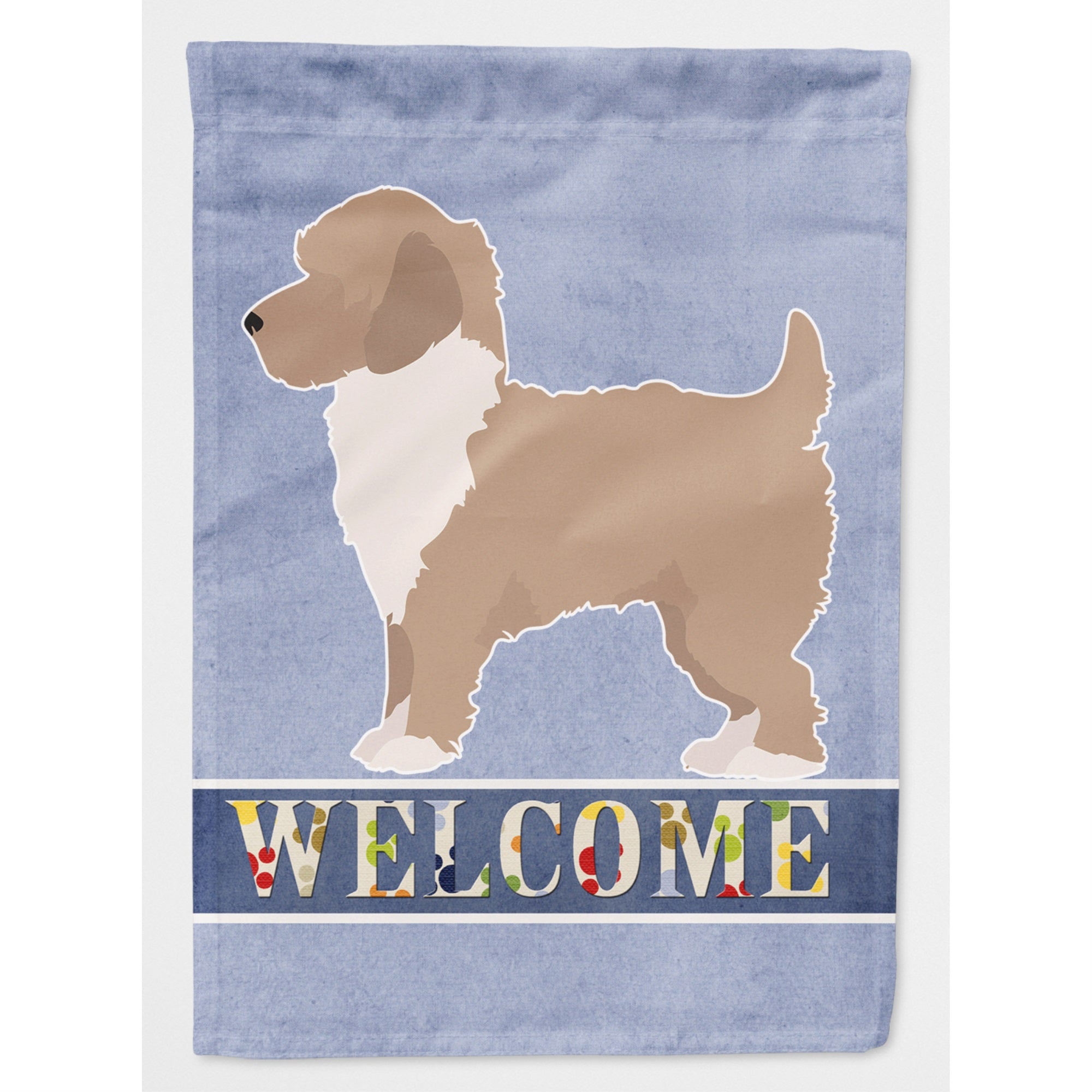 Yorkiepoo #2 Welcome Flag Canvas House Size