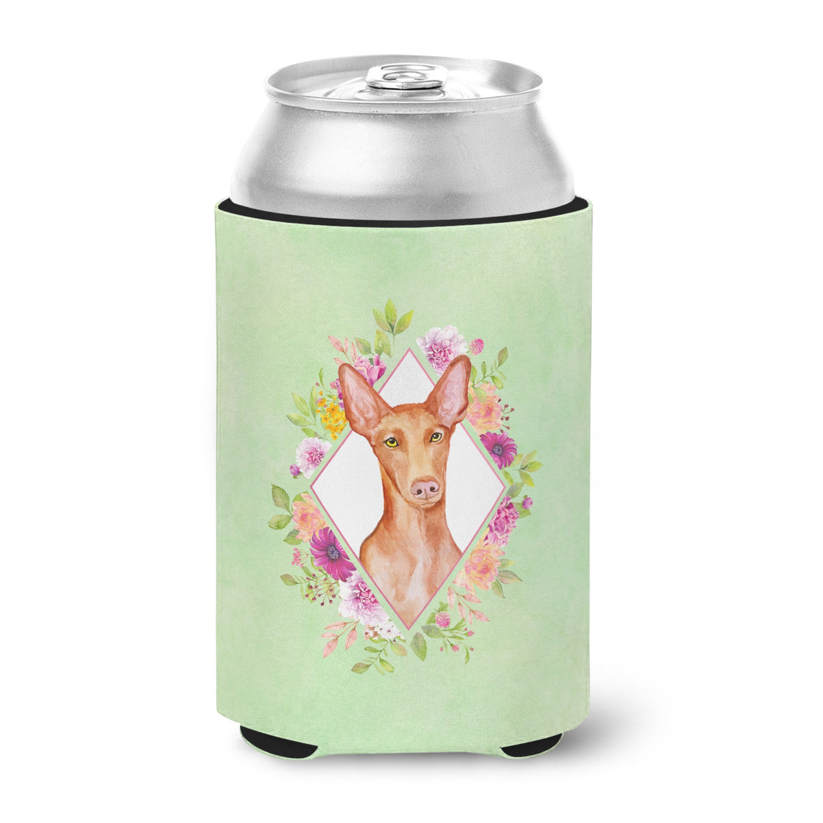 Pharaoh Hound Green Flowers Can Or Bottle Hugger