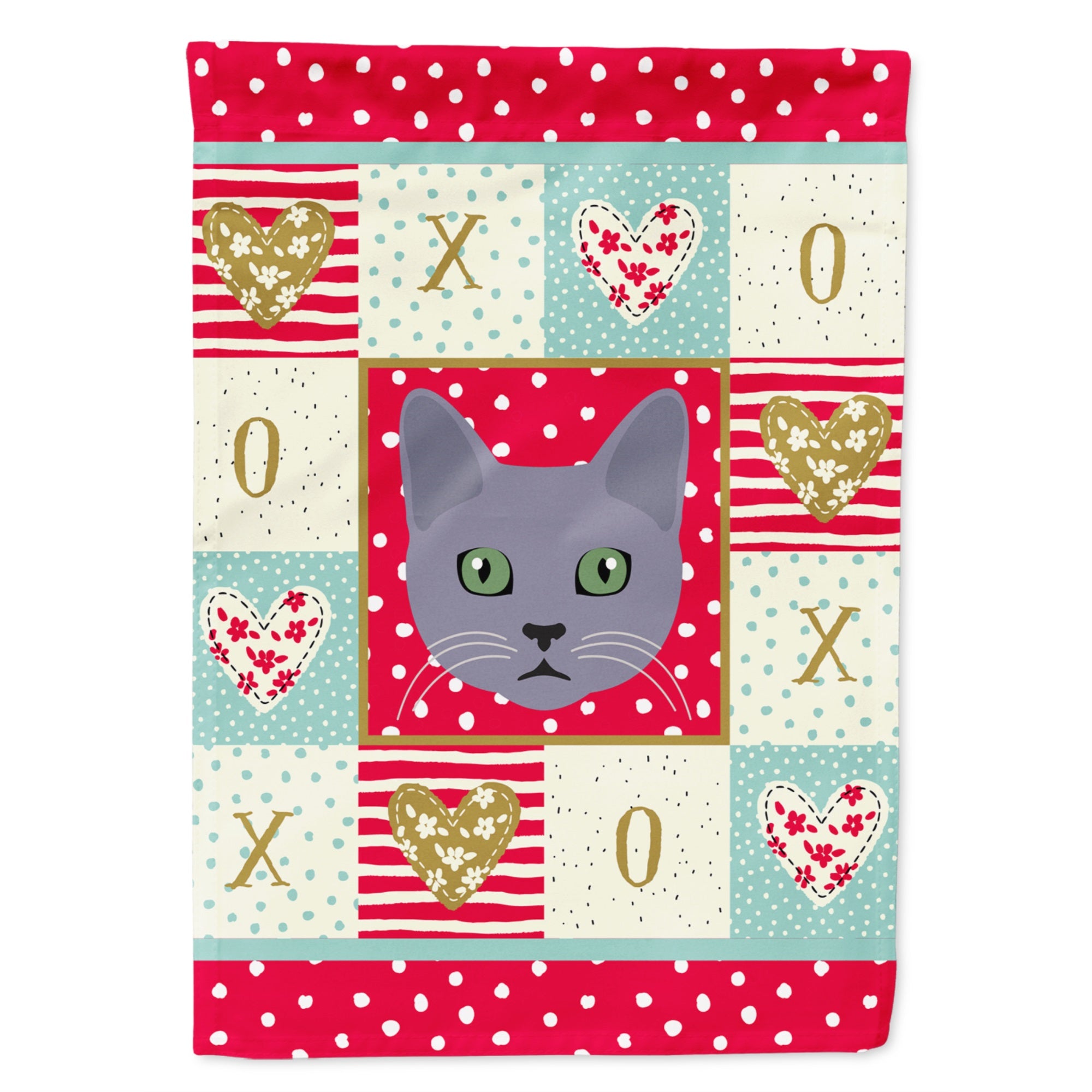 Korat Cat Love Flag Garden Size