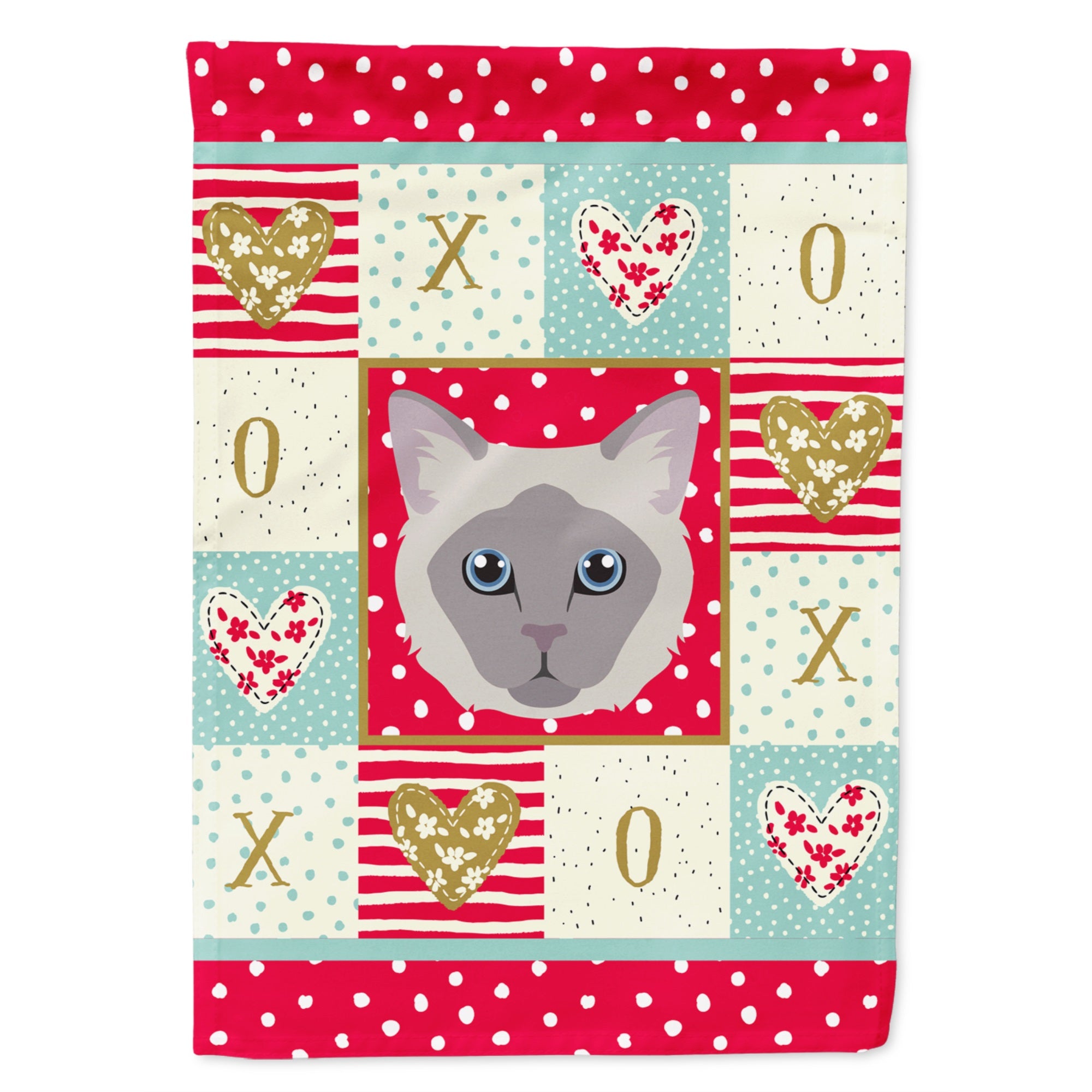 Owyhee Bob Cat Love Flag Garden Size