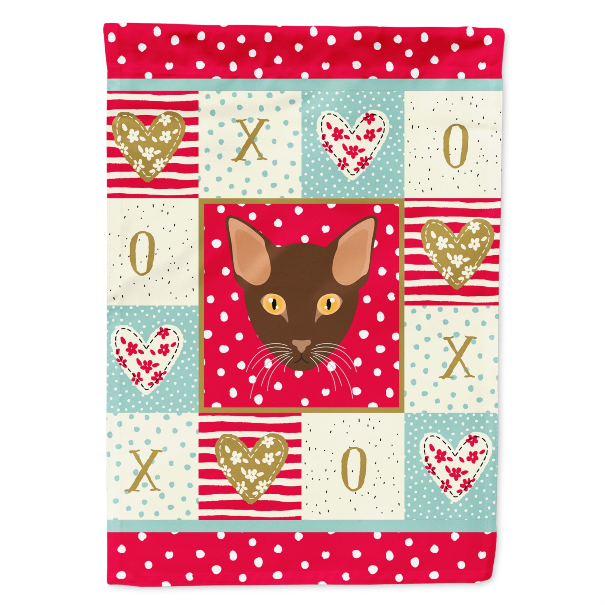 Suphalak Cat Love Flag Garden Size