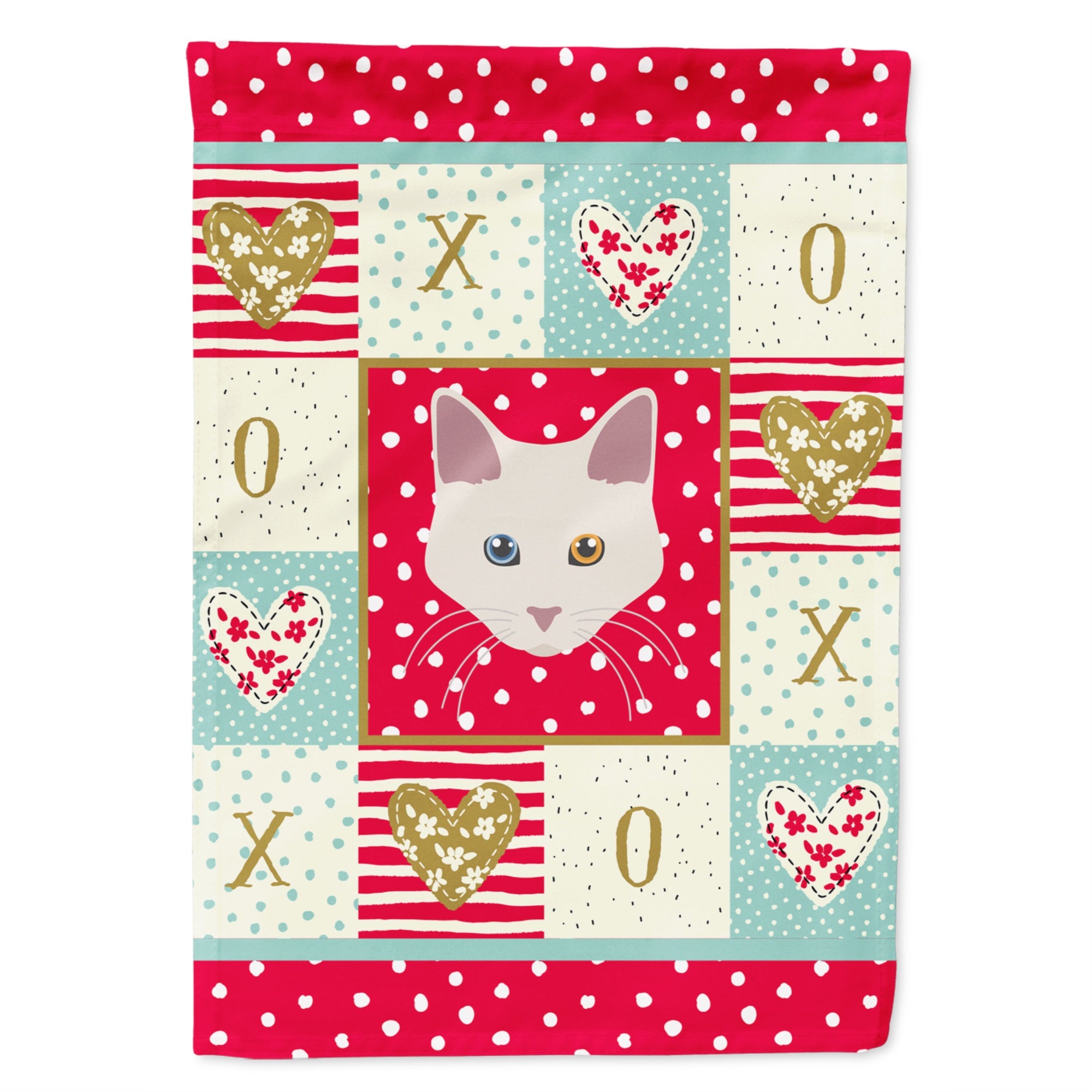 Aphrodite Giant Cat Love Flag Canvas House Size